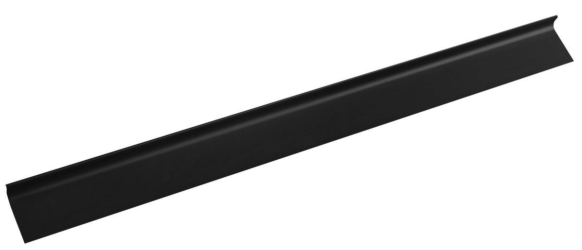 Sapho Zierleiste CHANEL Schubladen-Dekorleiste "J" 762x70x25mm, schwarz matt, Aluminium, Sapho-CH081