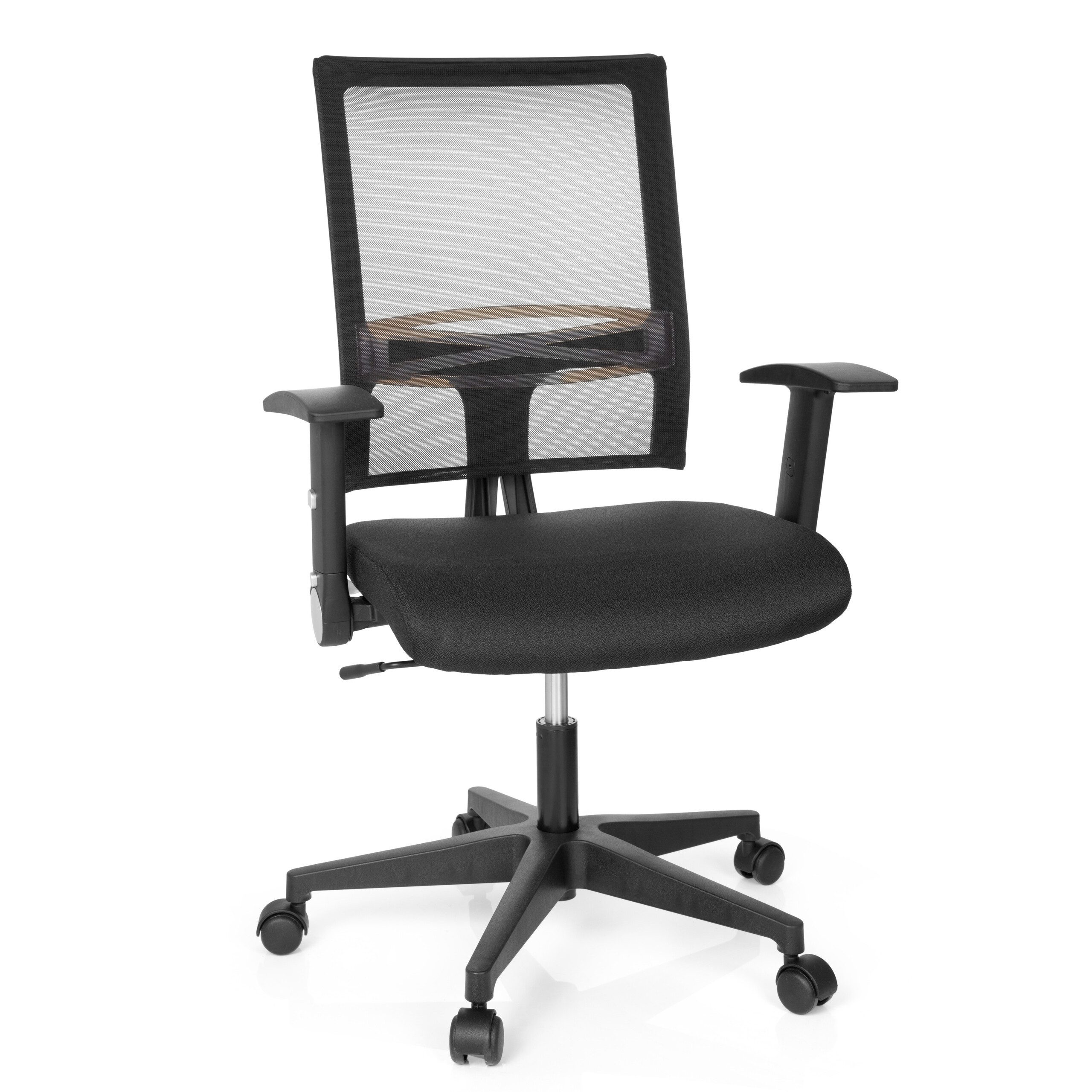 hjh OFFICE Drehstuhl Home Office Bürostuhl OFFICE R8 Stoff / Netzstoff (1 St), Schreibtischsessel, Drehbarer Schreibtischstuhl