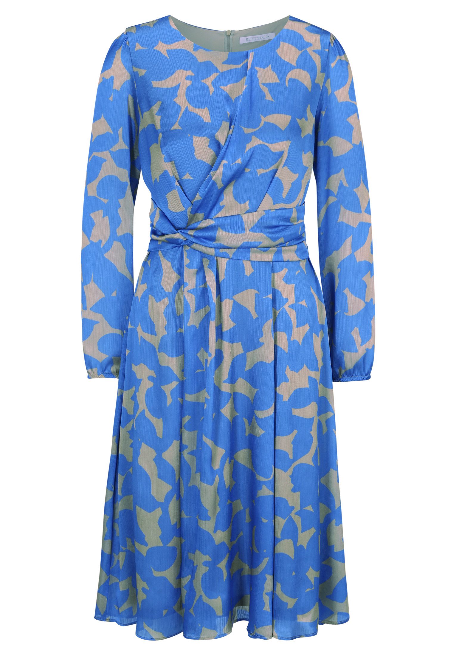 Betty&Co Chiffonkleid Betty & Co Chiffonkleid langarm Druck
