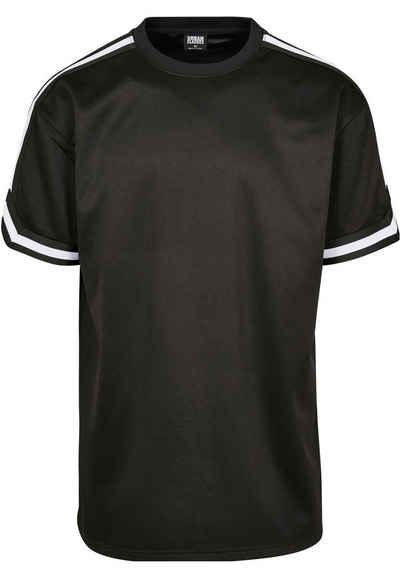 URBAN CLASSICS T-Shirt Herren Oversized Stripes Mesh Tee (1-tlg)