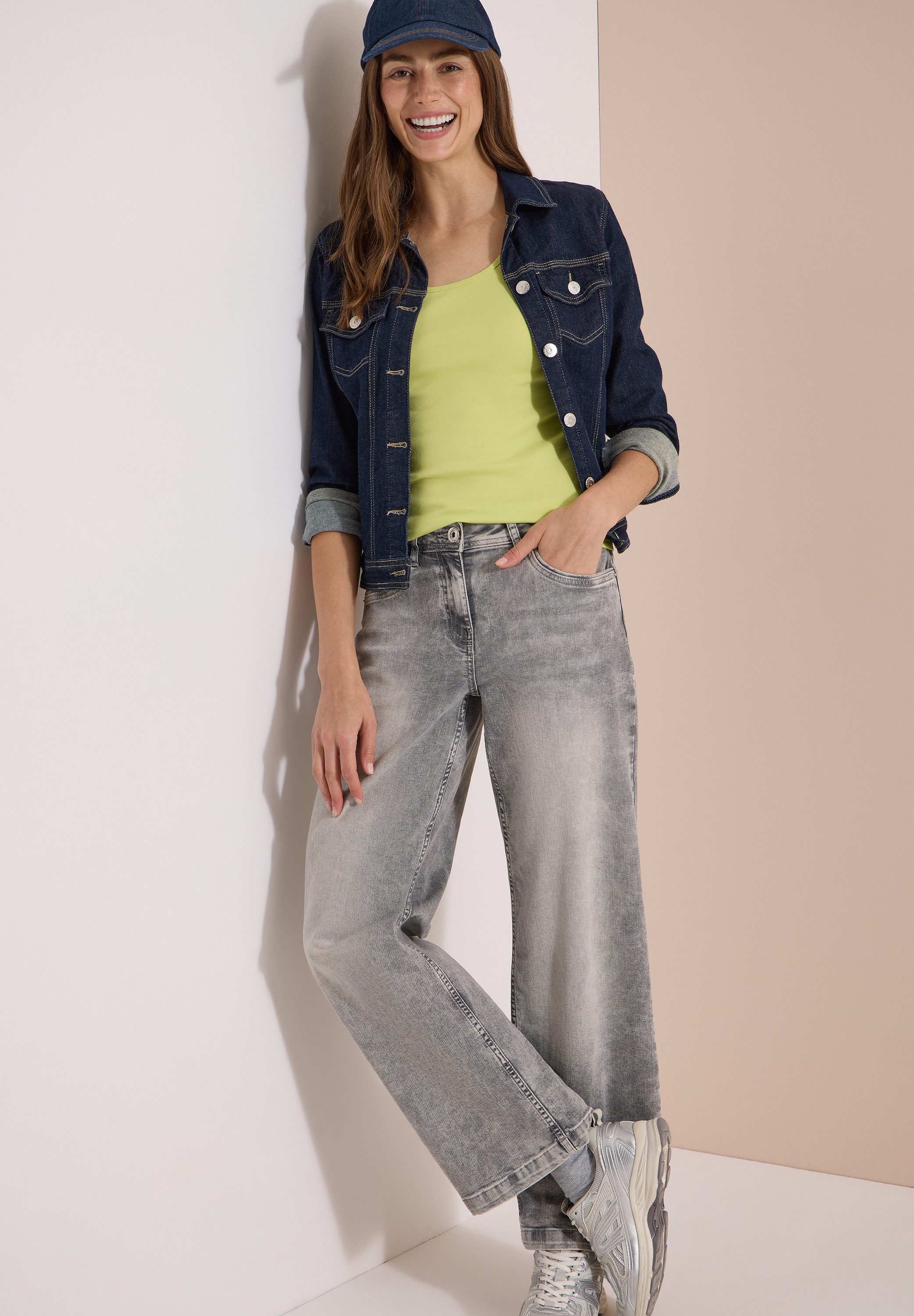 CECIL Shirttop Style Linda in Unifarbe – Bild 5 von 5