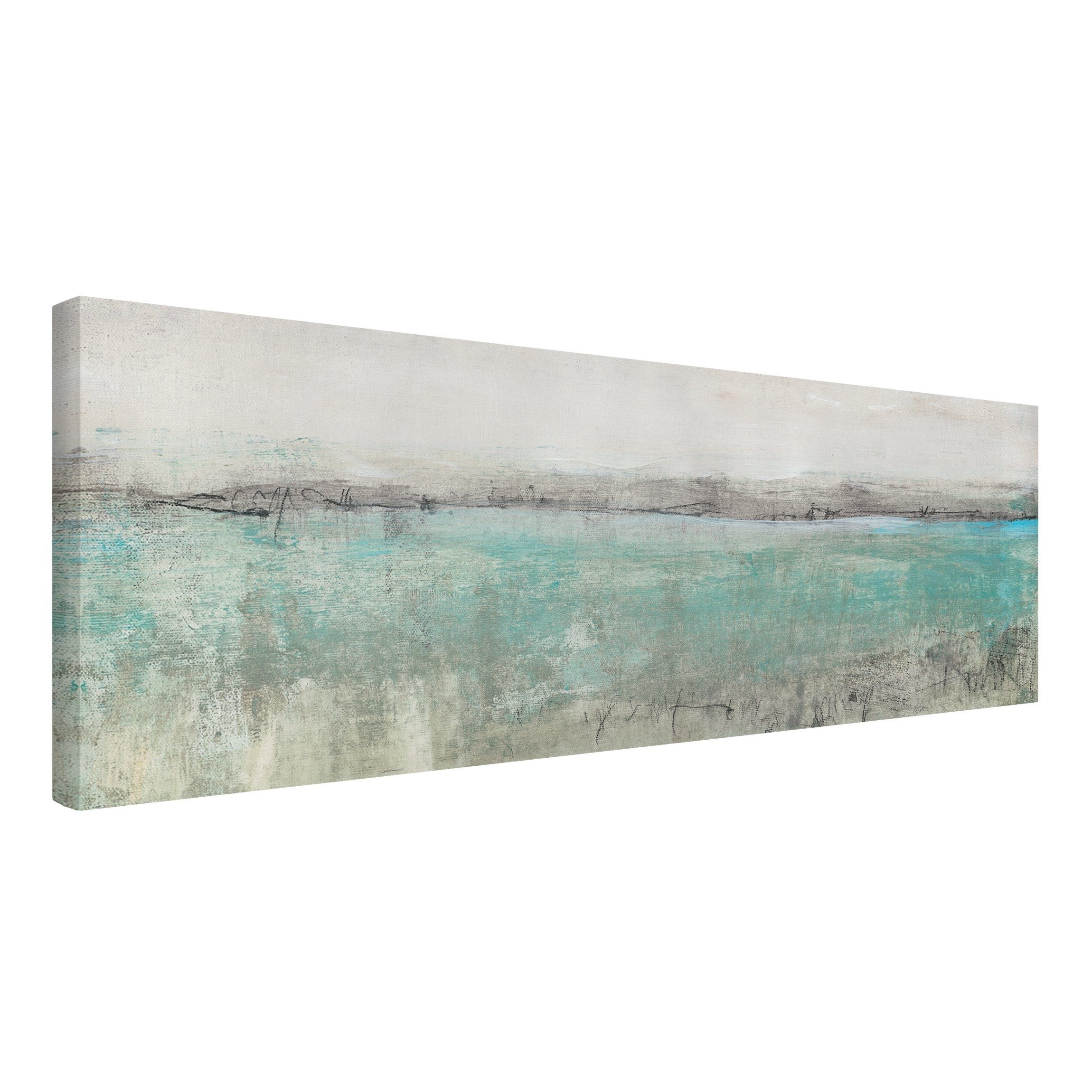 Bilderdepot24 Leinwandbild Abstrakt Modern Strand Horizont günstig online kaufen