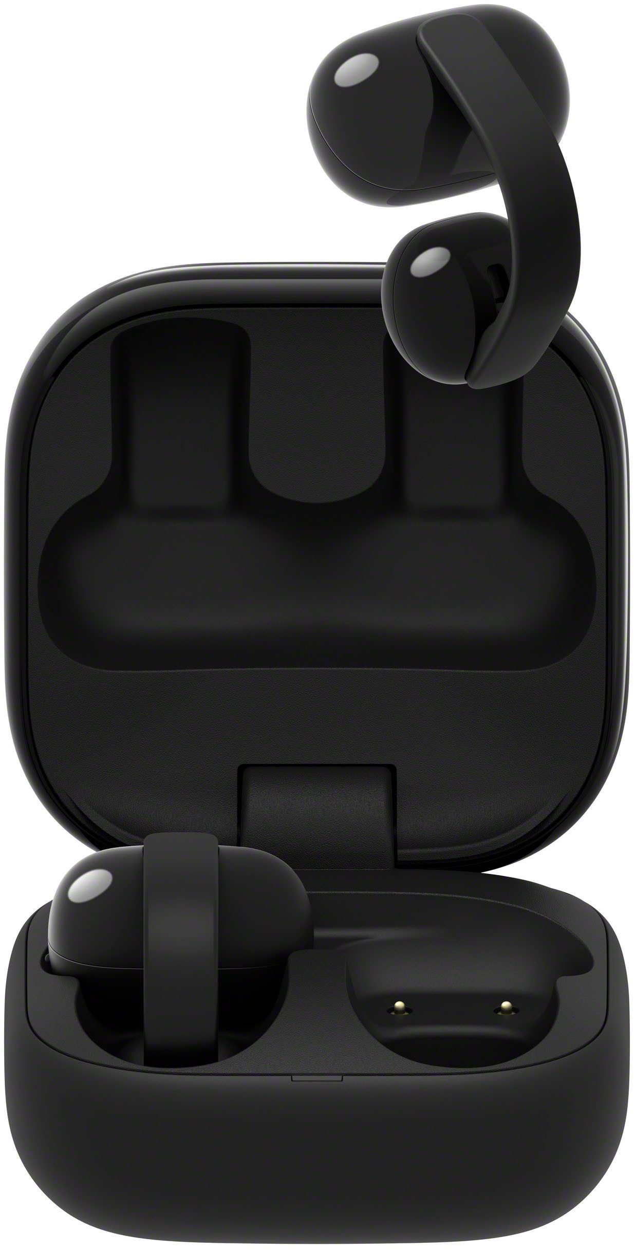 Sony LinkBuds Clip WF-LC900 Open-Ear-Kopfhörer (Rauschunterdrückung, True Wireless, integrierte Steuerung für Anrufe und Musik, Bluetooth, Open Ear Clip On Design, 10 Band EQ, KI Anruf, IPX4-Spritzwasserschutz)