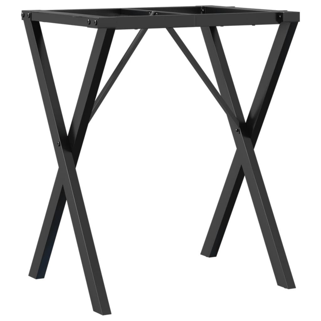 Esstisch Esstisch-Gestell in X-Form 60x50x73 cm Gusseisen