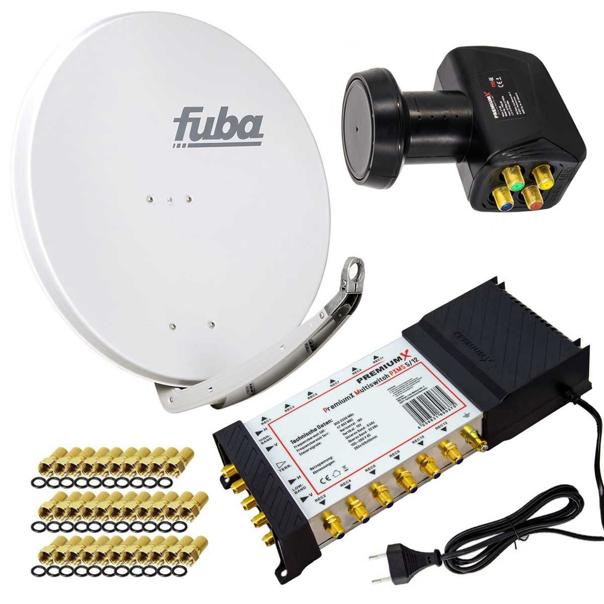 fuba SAT Anlage Fuba DAA 850 G Antenne 5/12 Multiswitch LNB F-Stecker SAT-Antenne
