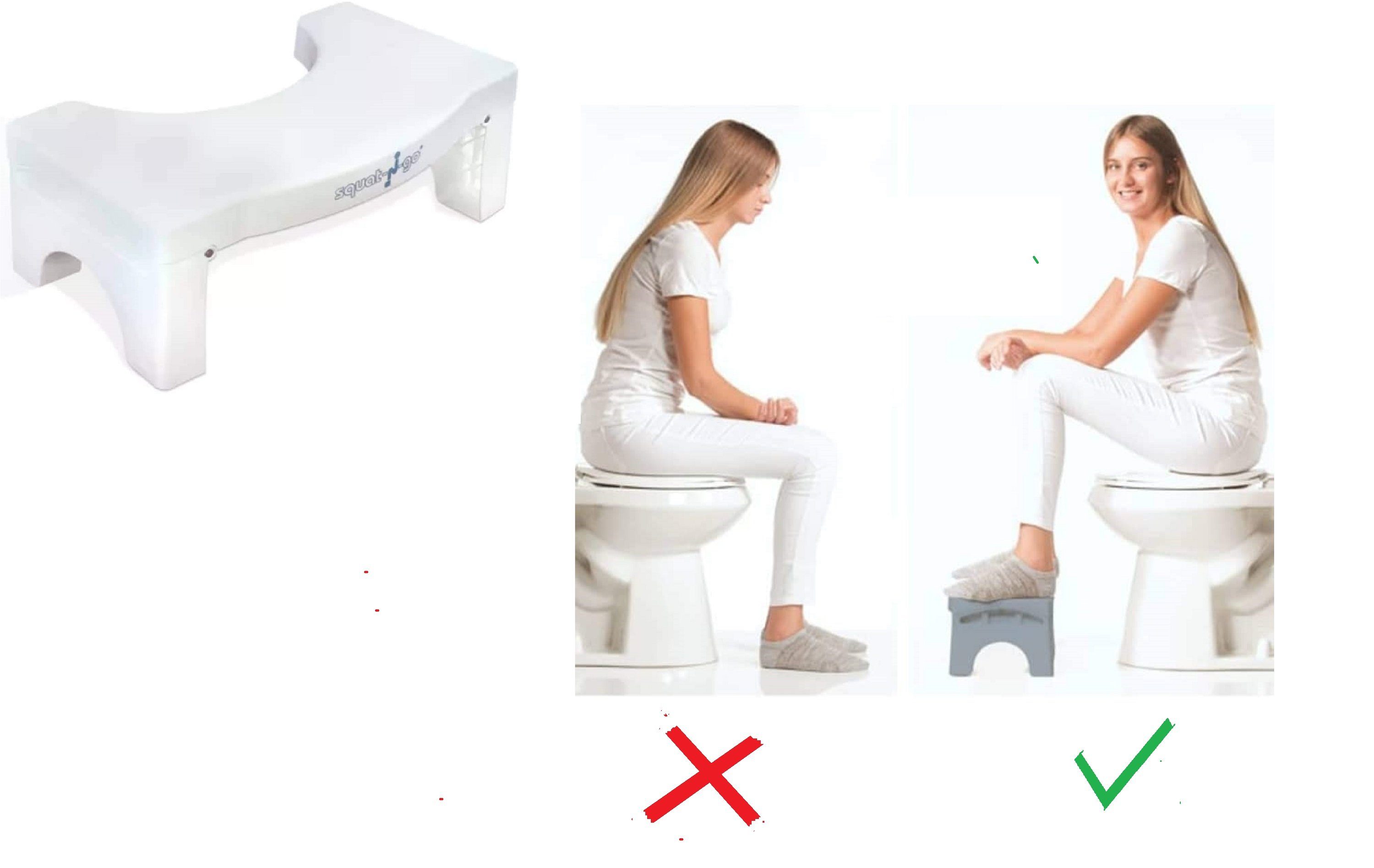 Orange-Planet Hocker Physiologischer Toilettenhocker für Erwachsene und Kinder für Gesunde