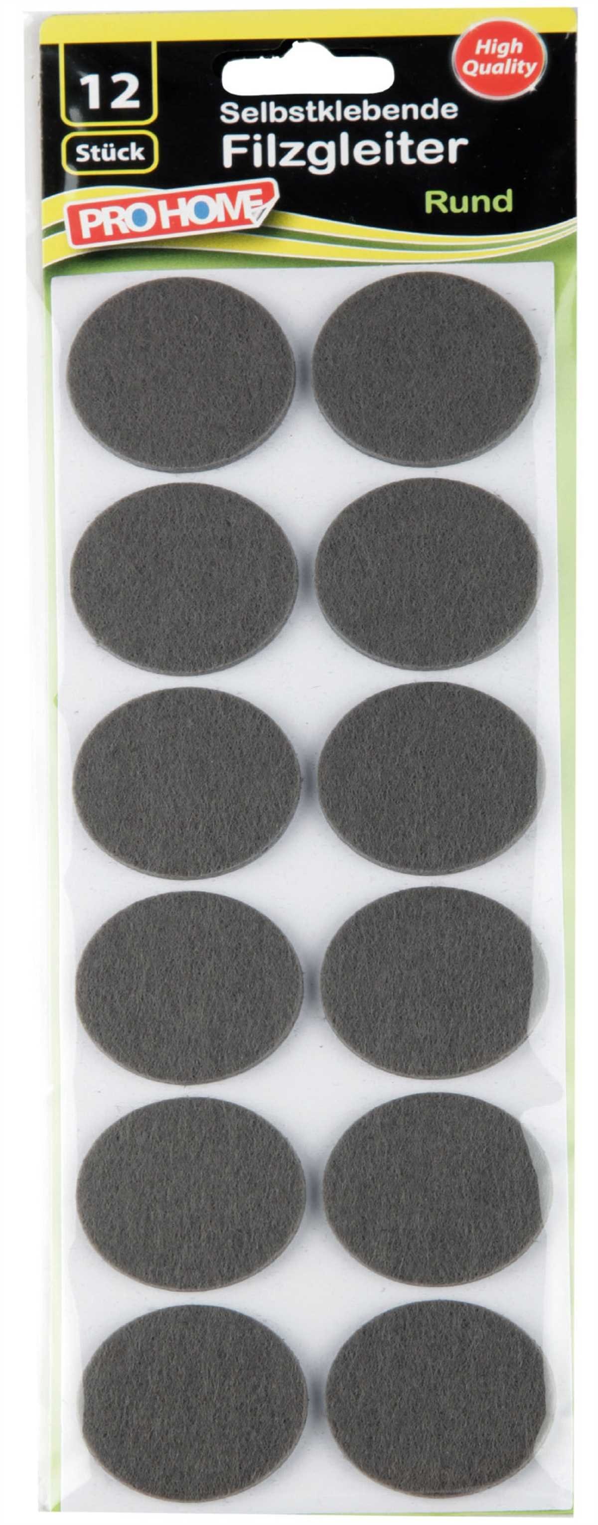 Pro Home Vibrationsdämpfer, Filzgleiter / Möbelgleiter, selbstklebend
