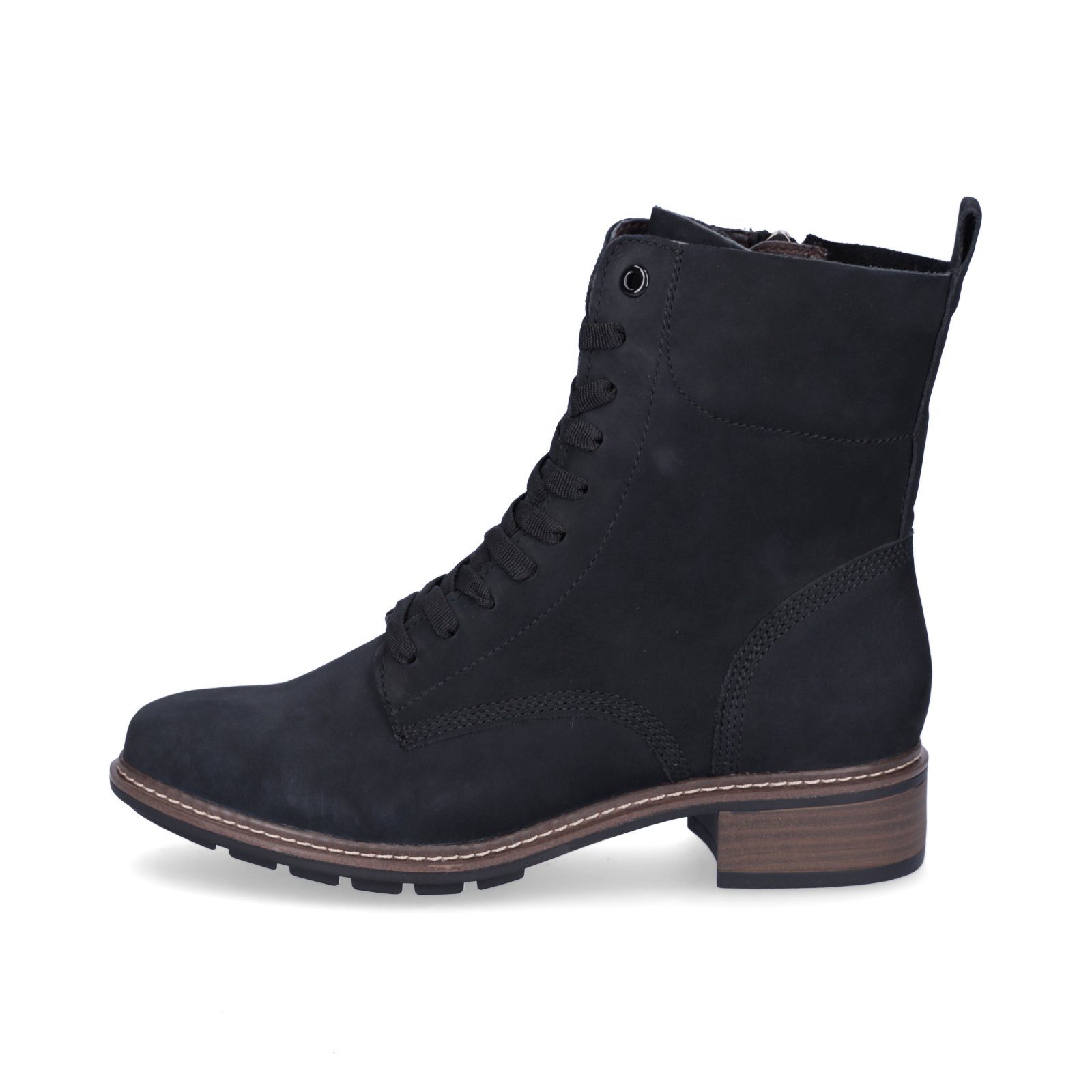 Tamaris Tamaris Damen Leder Schnürstiefelette navy Stiefelette