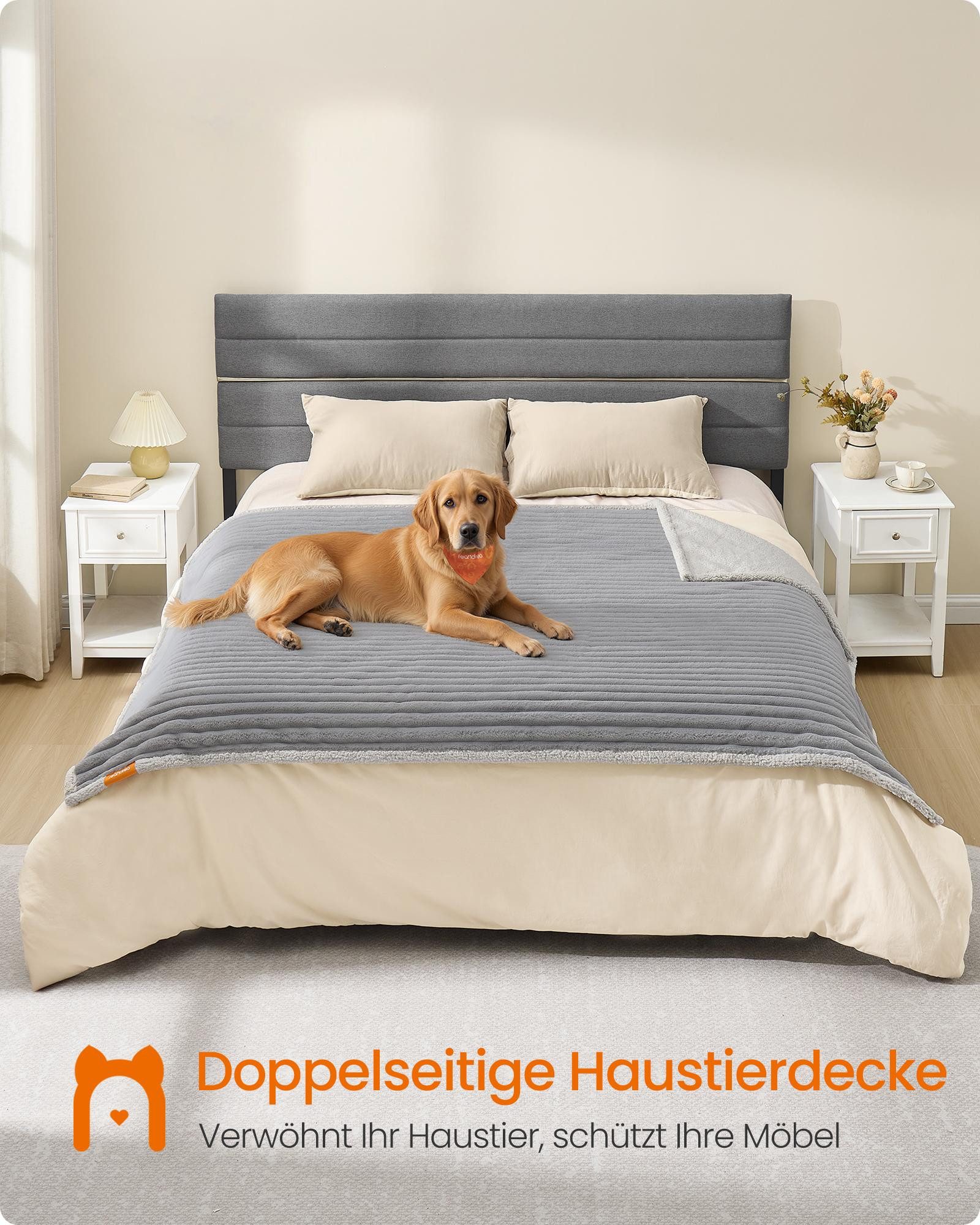 FEANDREA Tierdecke, Hundedecke, wasserdichte Decke für Haustier, beidseitig günstig online kaufen