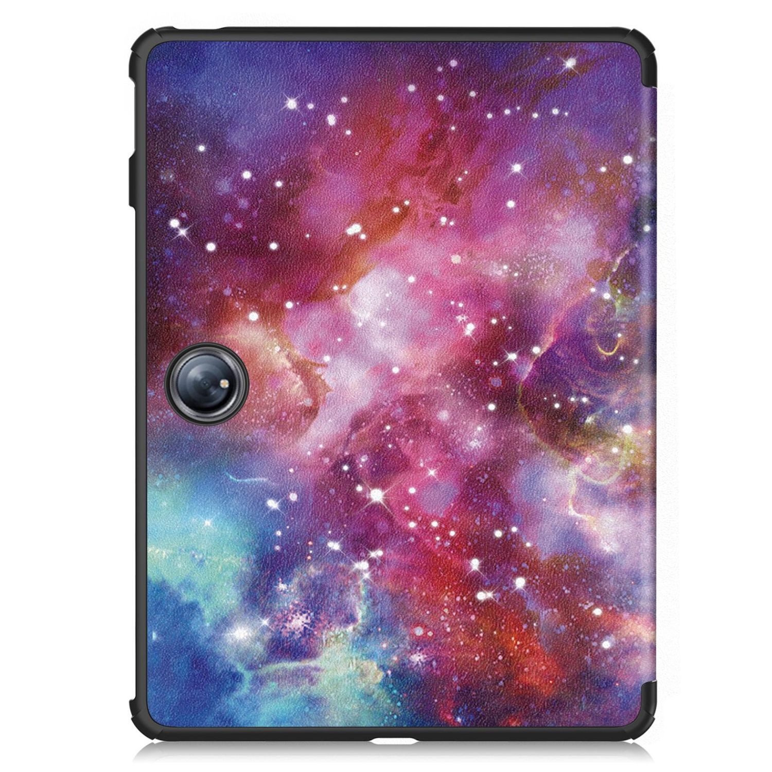 Wigento Tablet-Hülle Für OnePlus Pad 2 WakeUP Smart Cover Tablet Tasche Hülle Milchstraße, Milchstraße-Design, 3-Fold Standfunktion