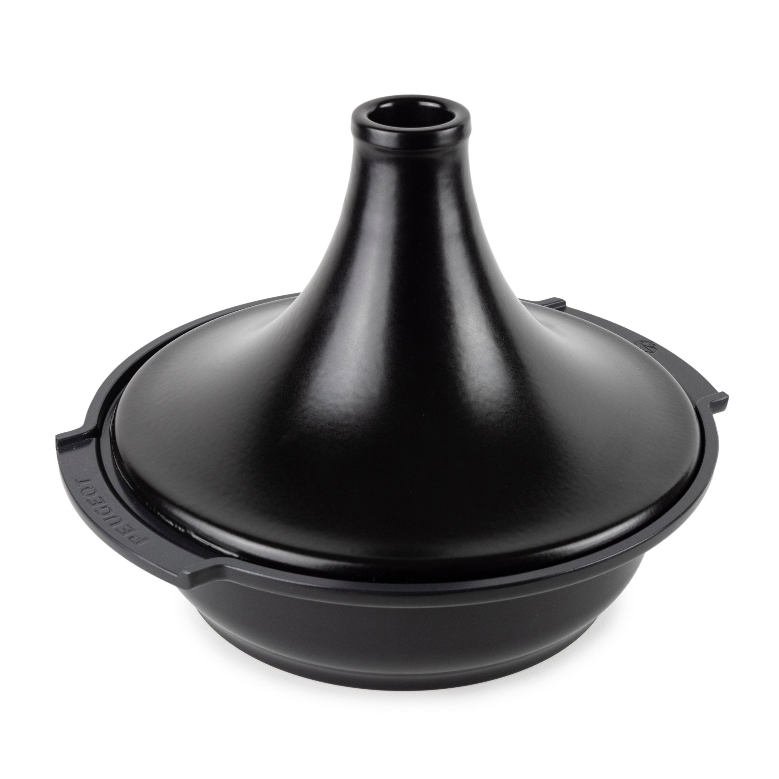 PEUGEOT Auflaufform Tagine ATLAS 30cm Schwarz Dampfgarer Aluminium Keramikdeckel Induktion