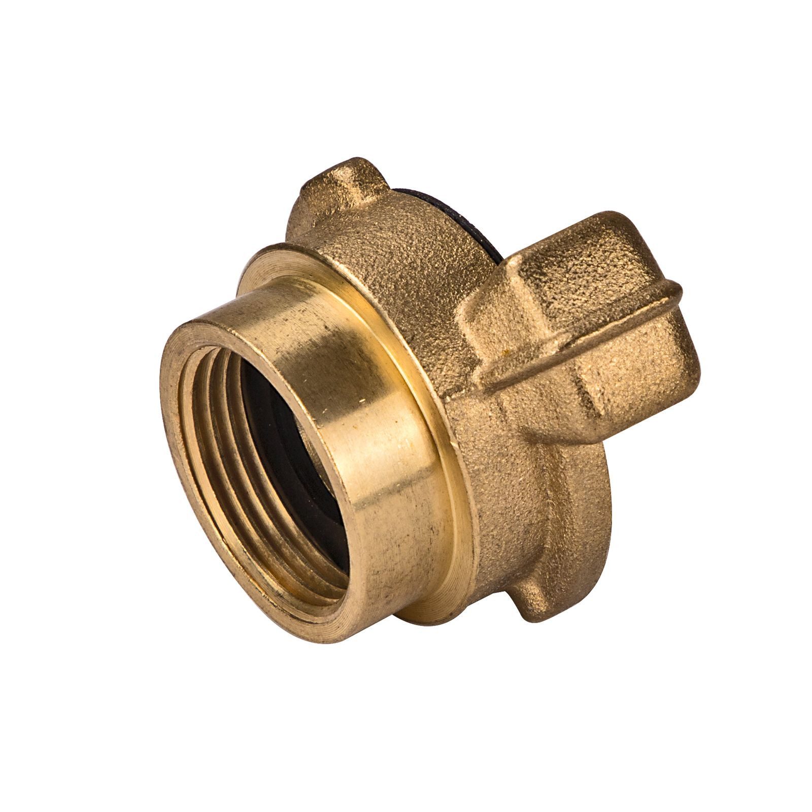 Schlauchadapter Messing Gewindestück 3/4 Zoll IG 26,5mm mit GK-Kupplung