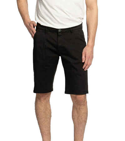 St. Moors Shorts St. Moors Herren Freizeit-Shorts Bermuda Wander-Hose Schwarz