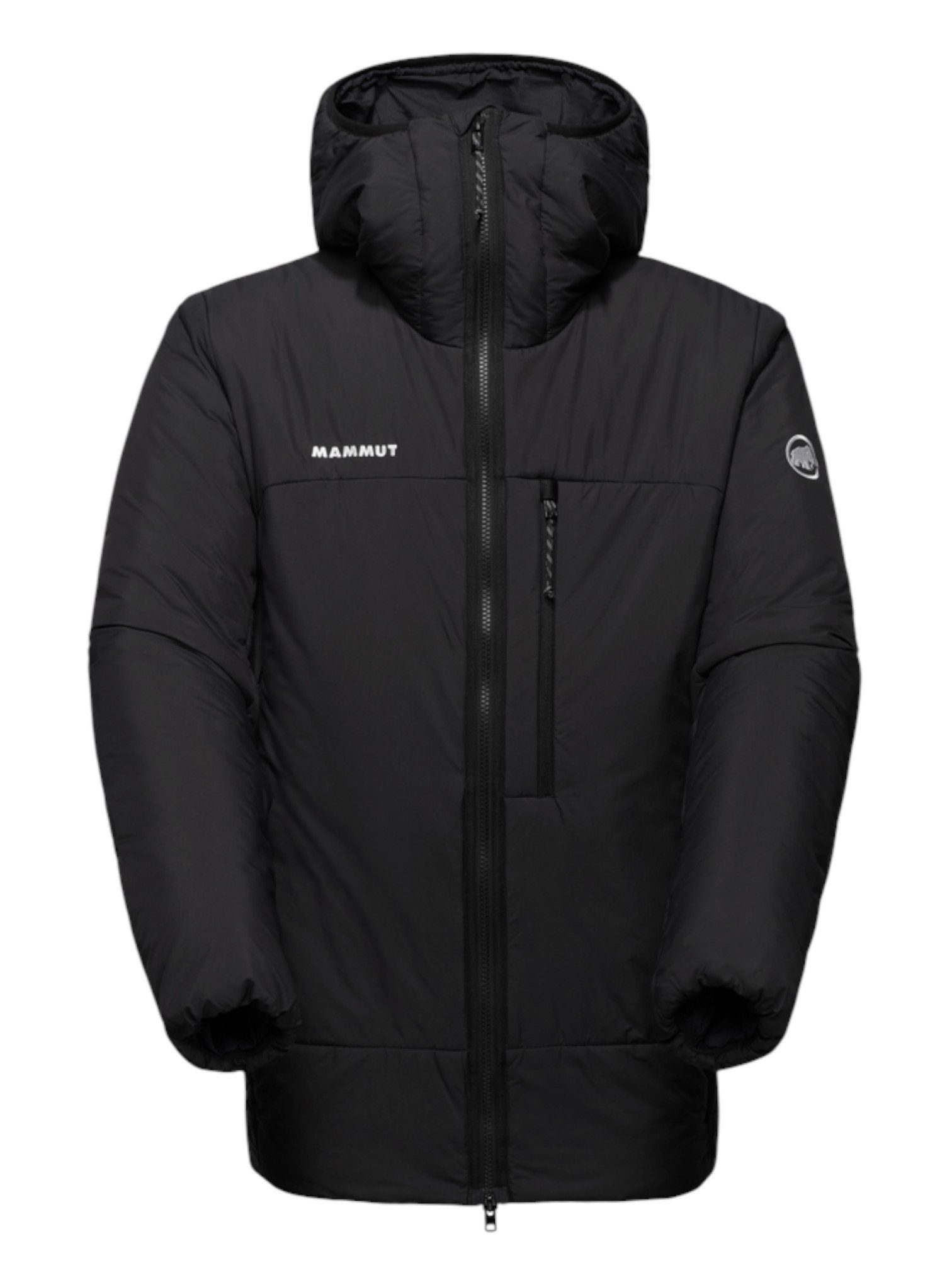 Winterjacke Rime Pro Belay Insulated Hooded (Bergsteigen, warm) schwarz Herren
