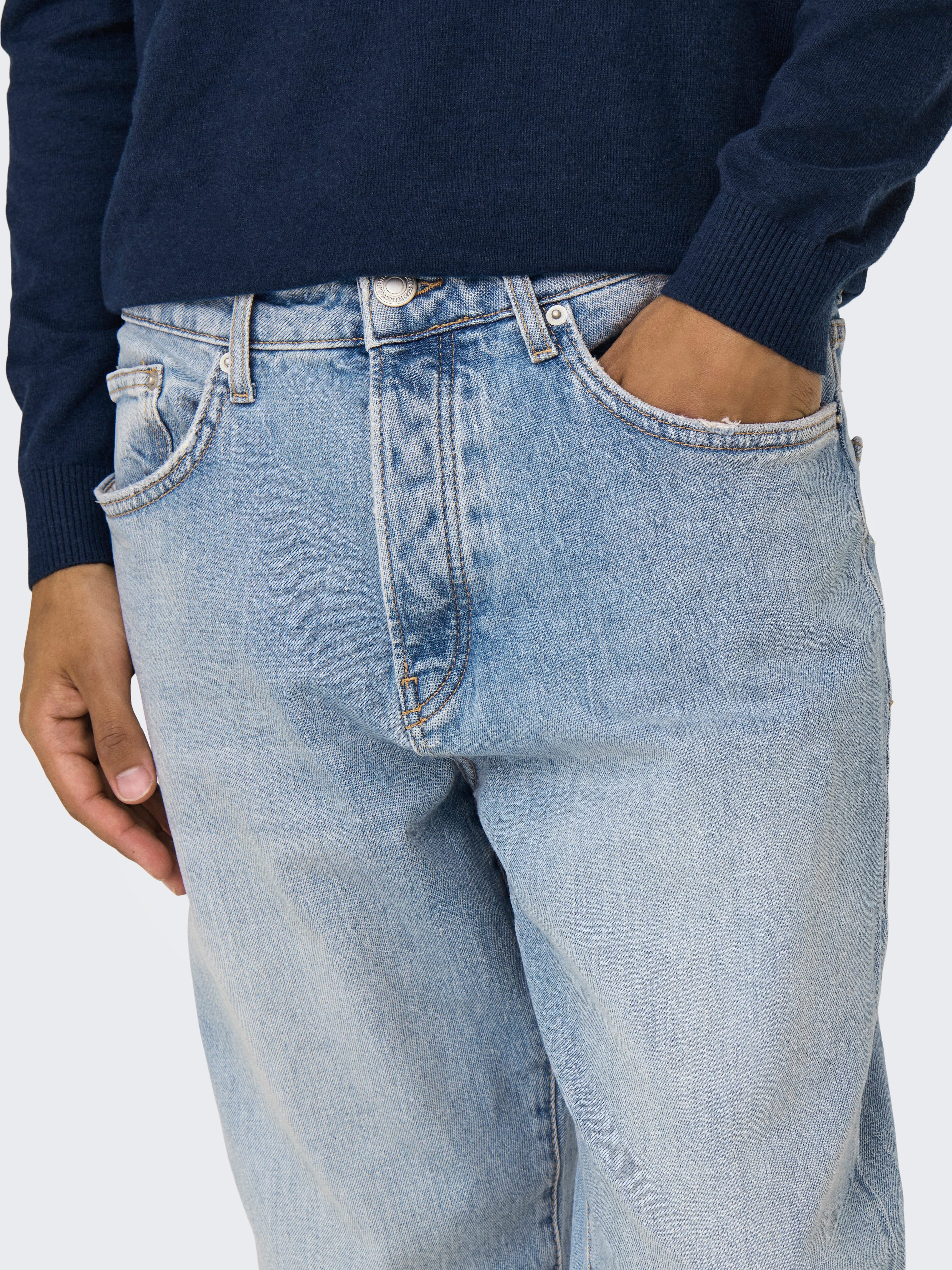 ONLY & SONS Relax-fit-Jeans ONSYOKE TAPERED WB 7850 DOT DNM NOOS