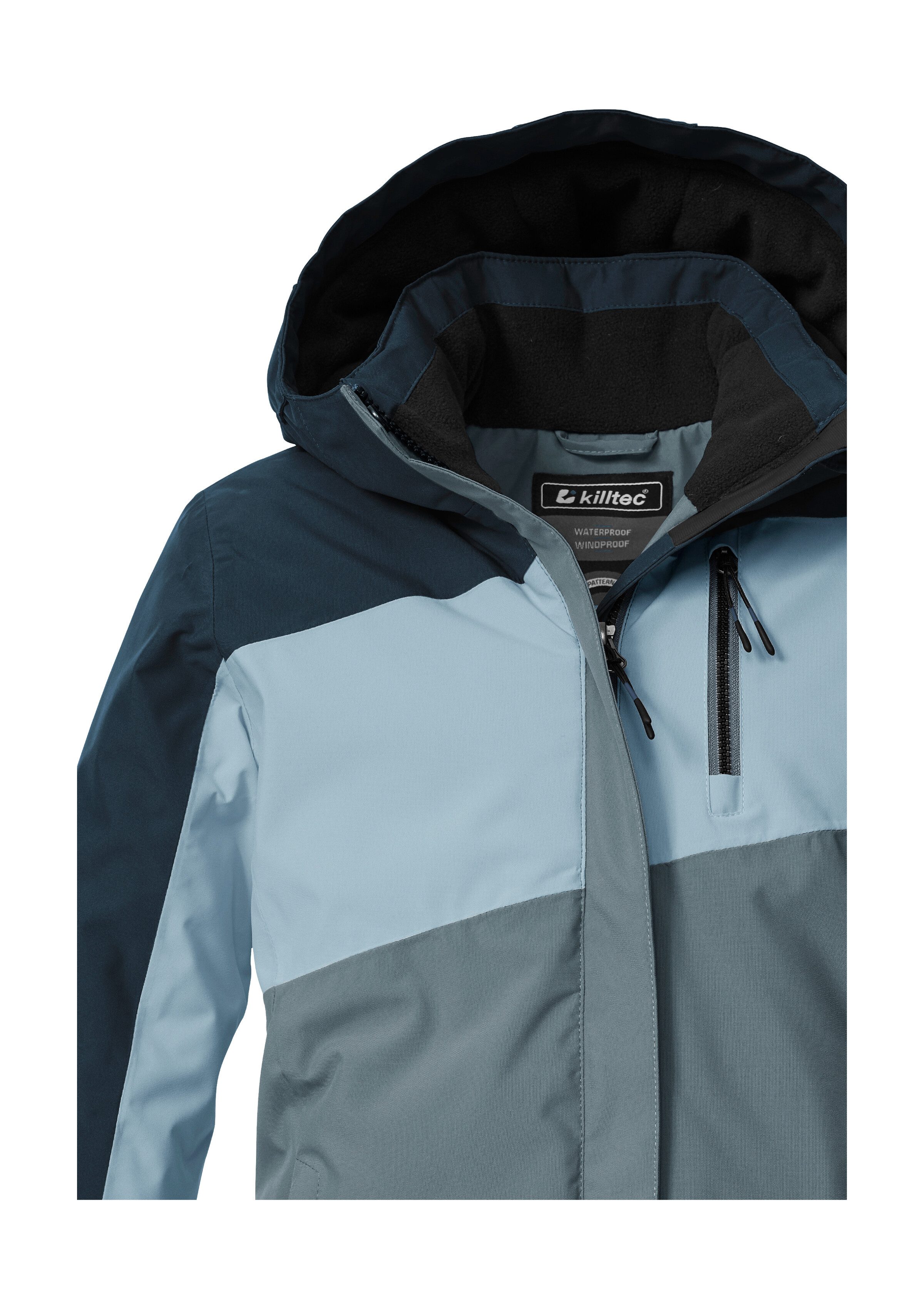 Killtec Funktionsjacke KOW 218 GRLS JCKT Winddichte, wasserdichte Kinderjacke mit verstellbarer Kapuze