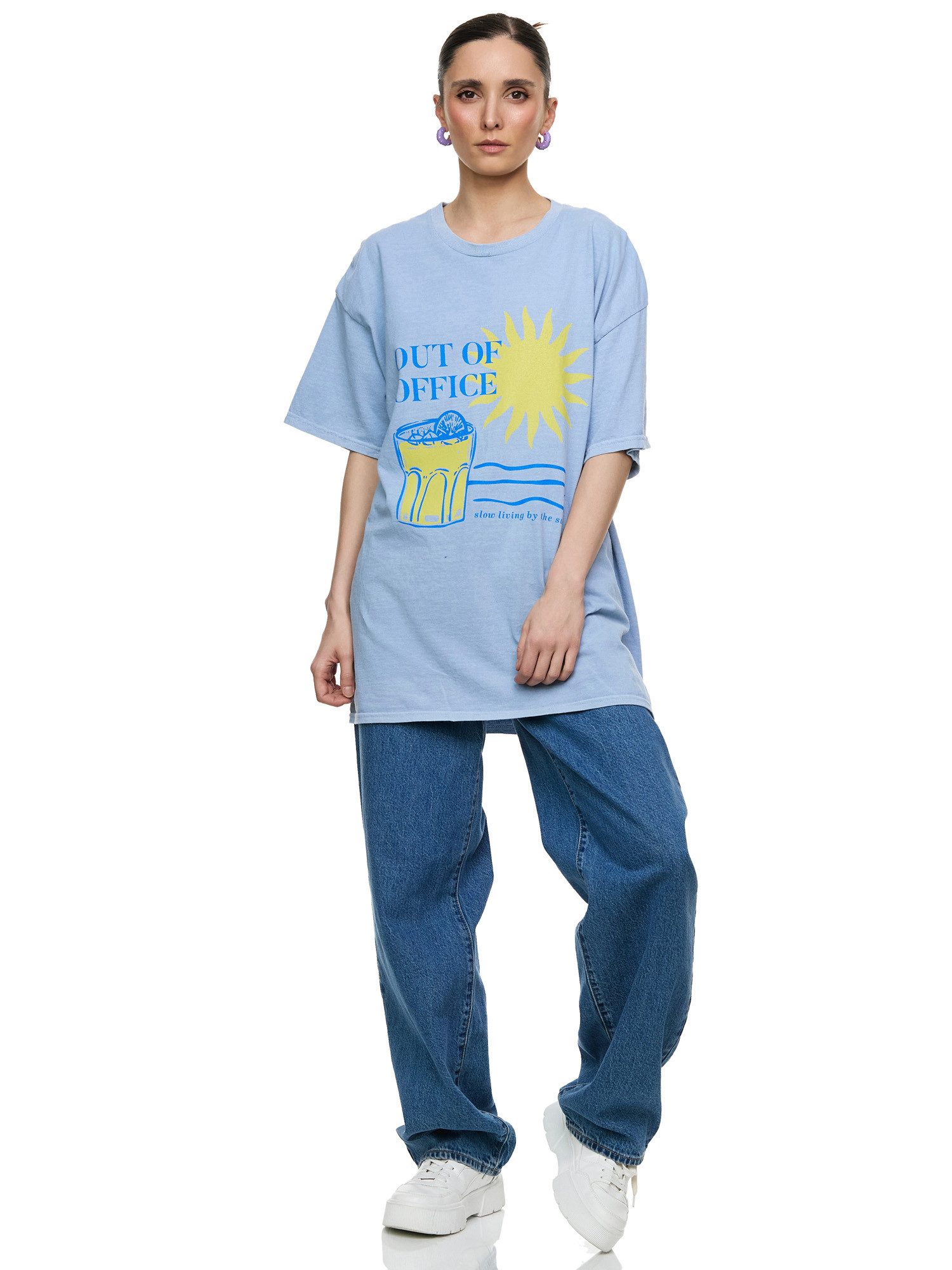 Worldclassca T-Shirt Worldclassca Oversized Print OUT günstig online kaufen