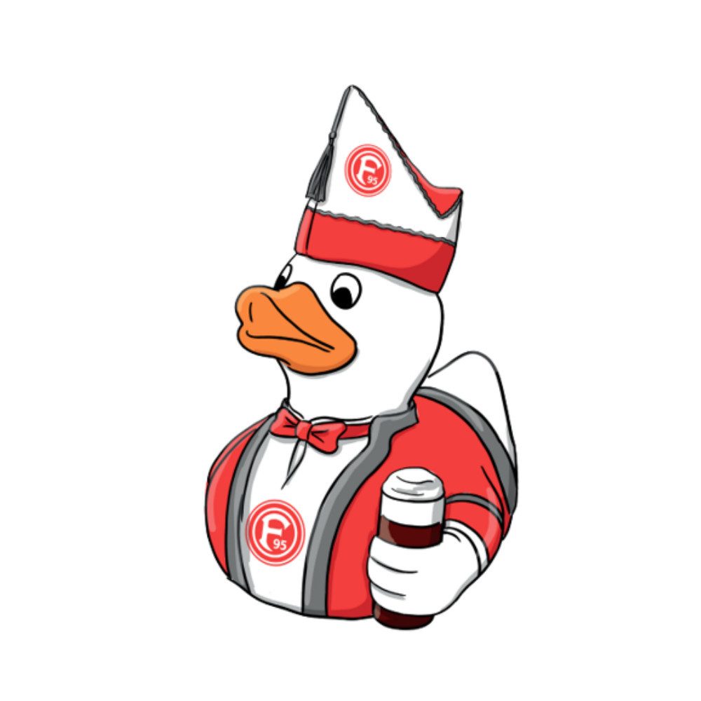 Fortuna Düsseldorf Badespielzeug Fortuna Düsseldorf Badeente Karneval