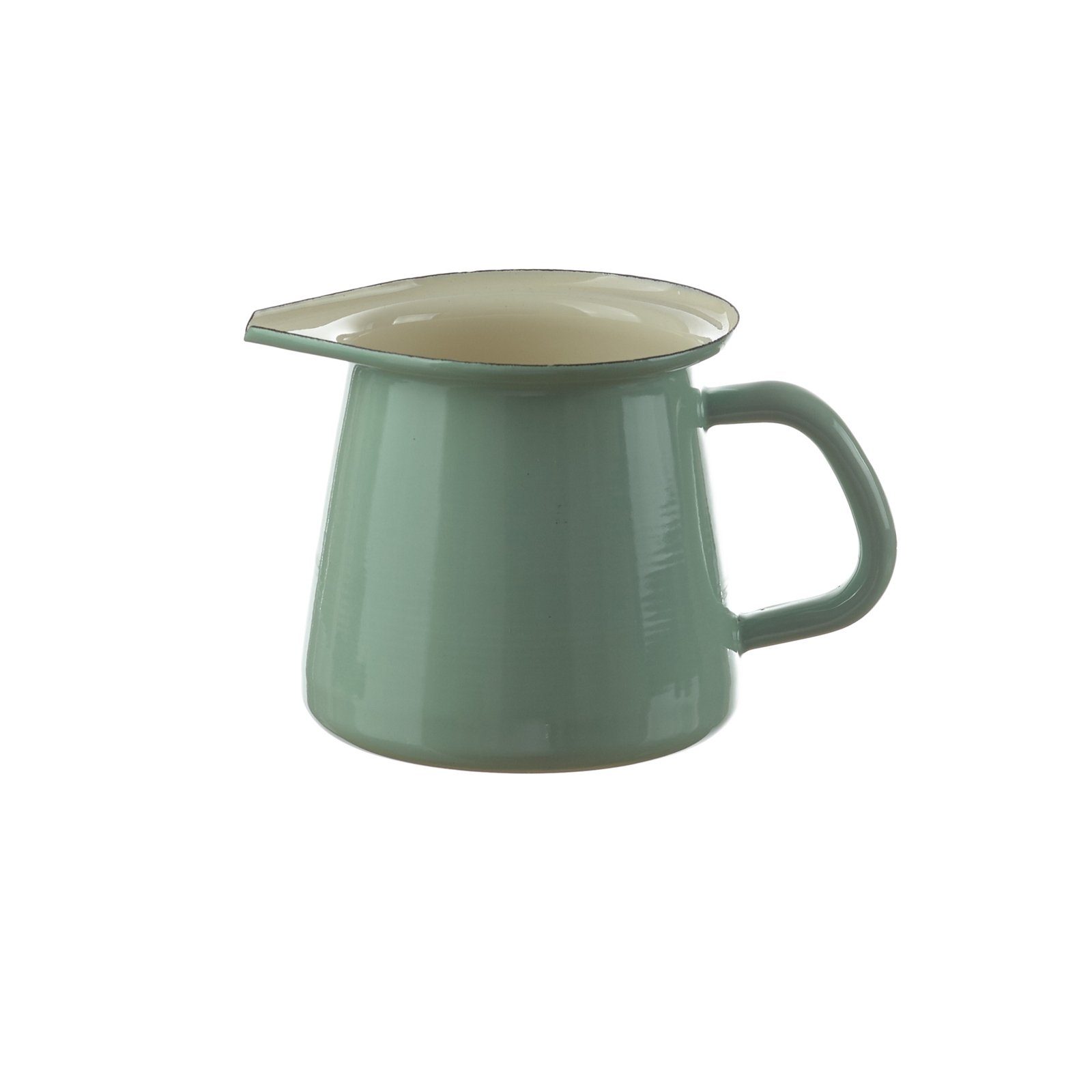 Bloomingville Milchkrug Isabella 250ml - Retro Keramik Kännchen Rot