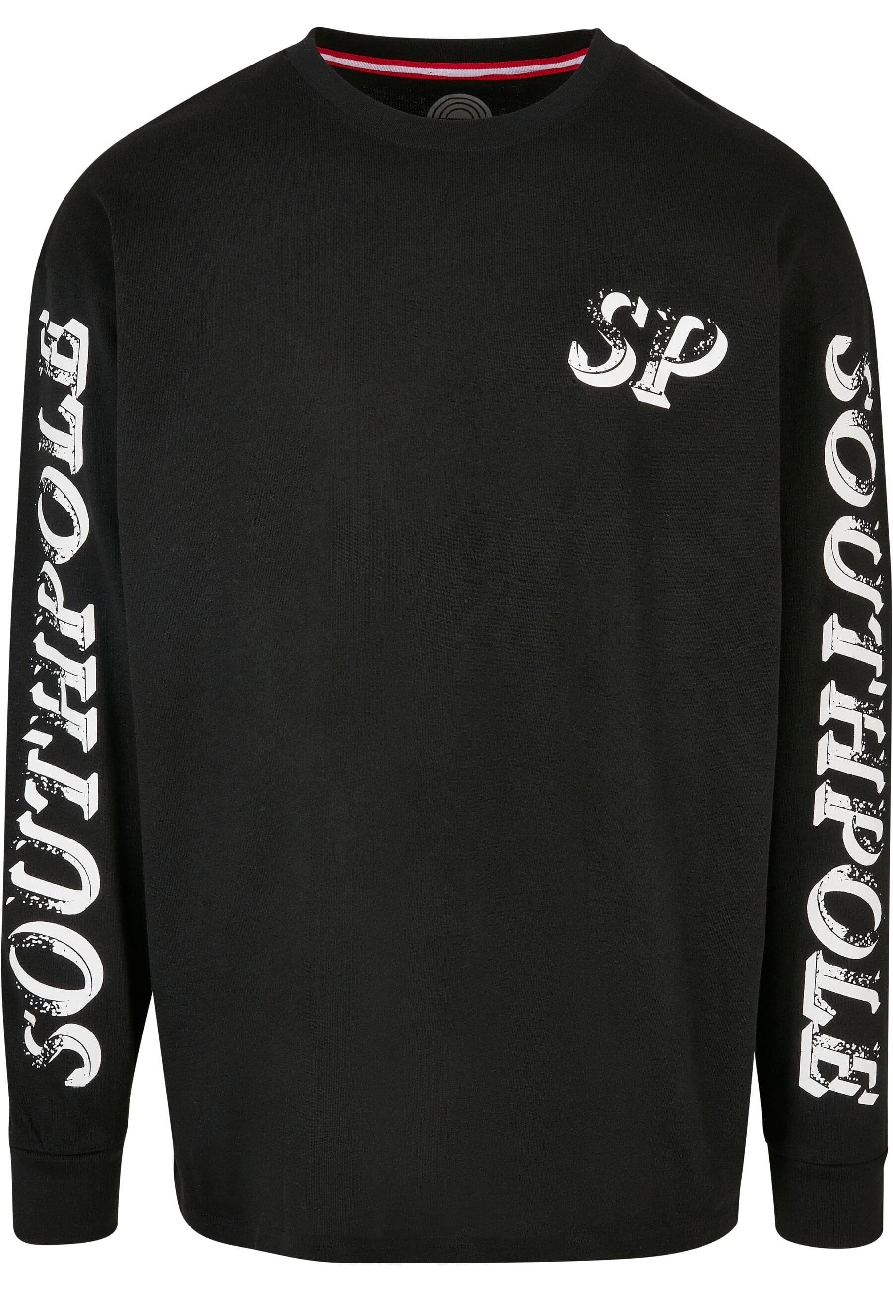 black Southpole T-Shirt (1-tlg) Southpole Herren Script Longsleeve