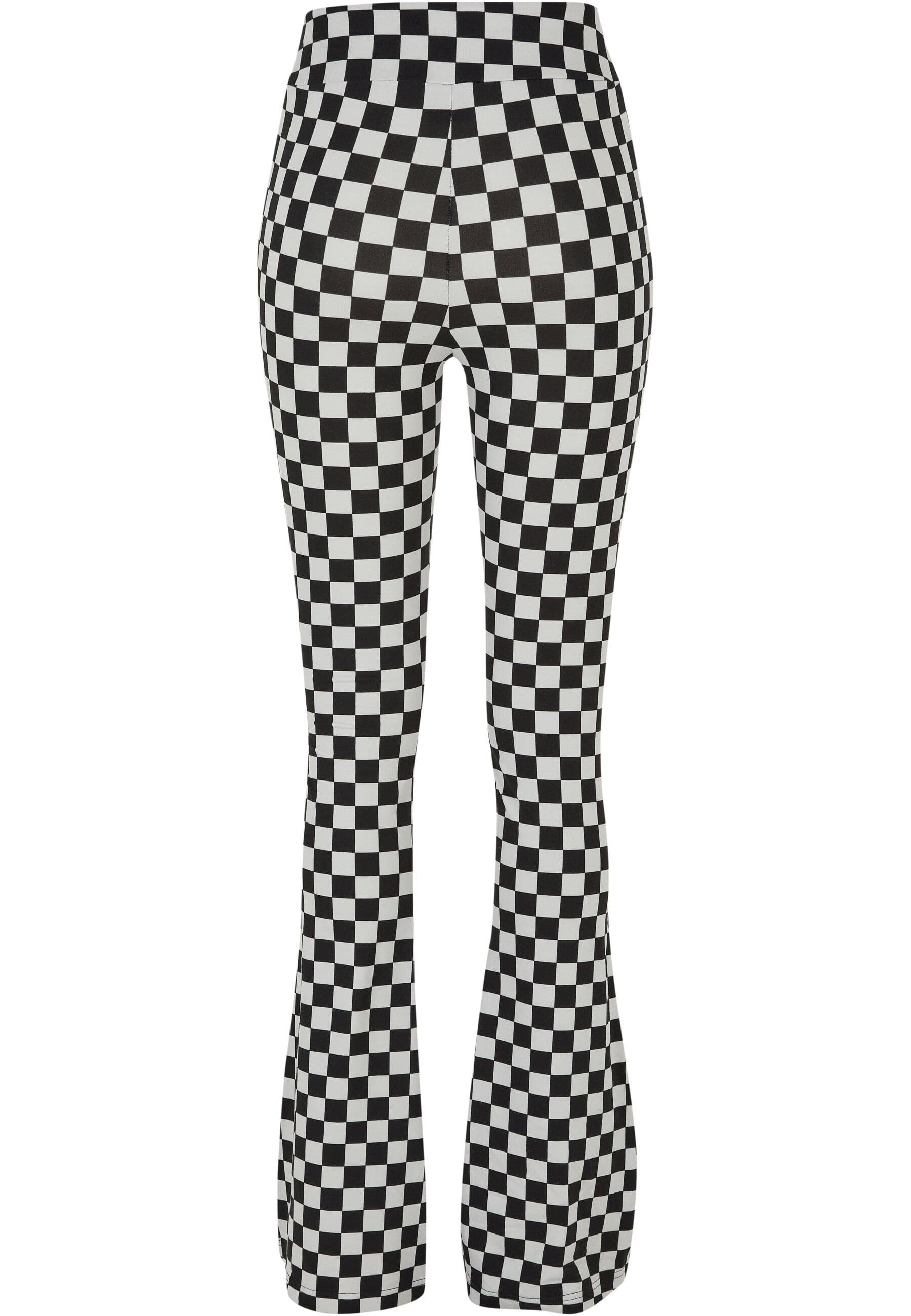 URBAN CLASSICS Leggings Urban Classics Damen Ladies Checked Boot Cut Leggin günstig online kaufen