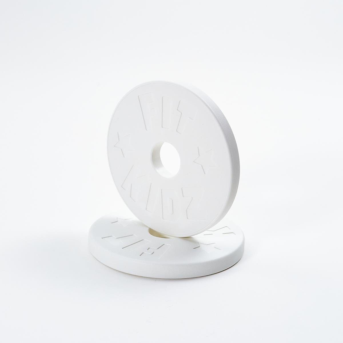 FitKidz Hantelscheiben Kinder Hantelscheiben Bumper Plates Spielzeug Geschenkidee, (Packung, jeweils 2 Plates)