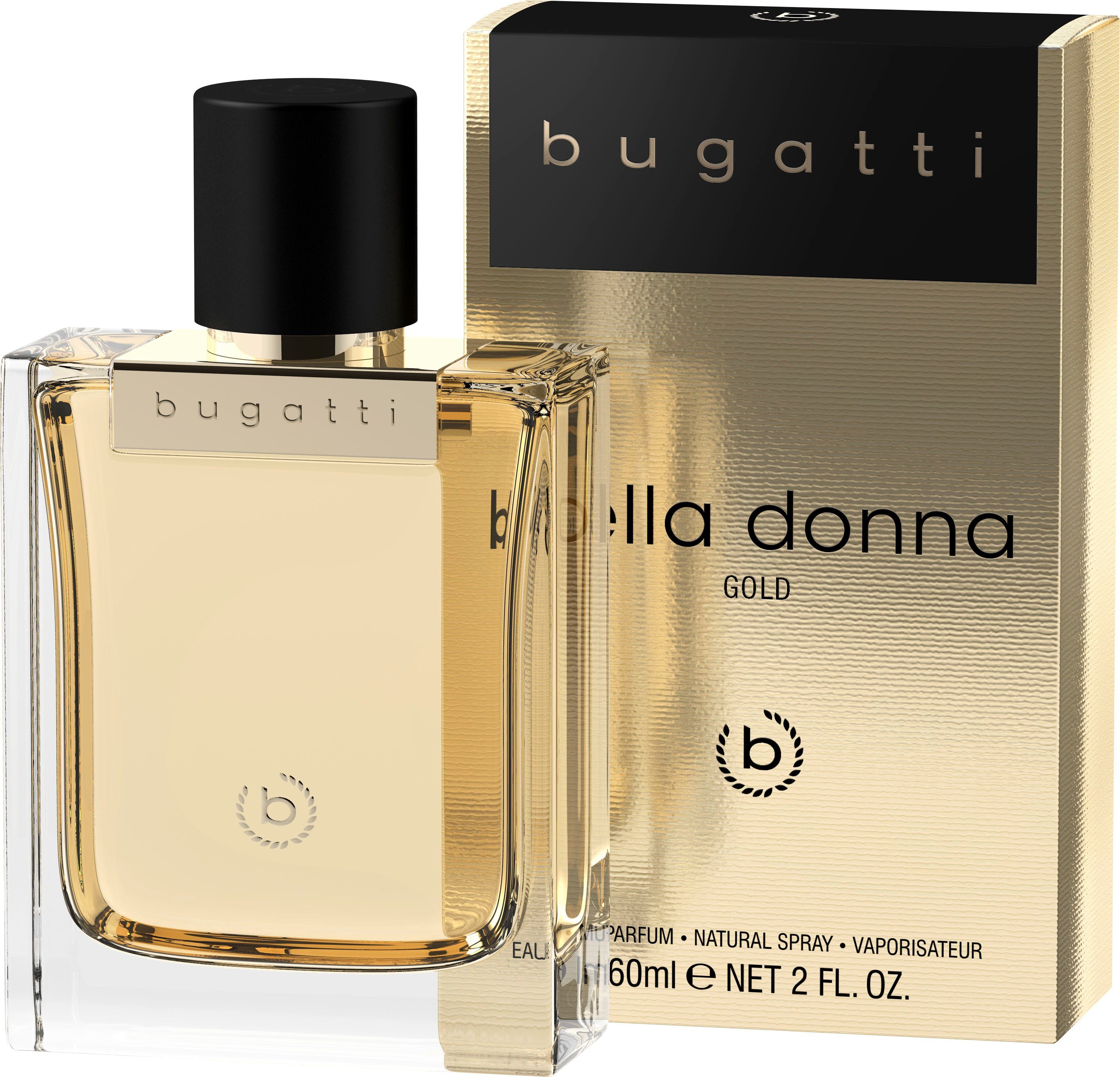 bugatti Eau de Parfum BELLA DONNA GOLD, EDP, eleganter Damenduft