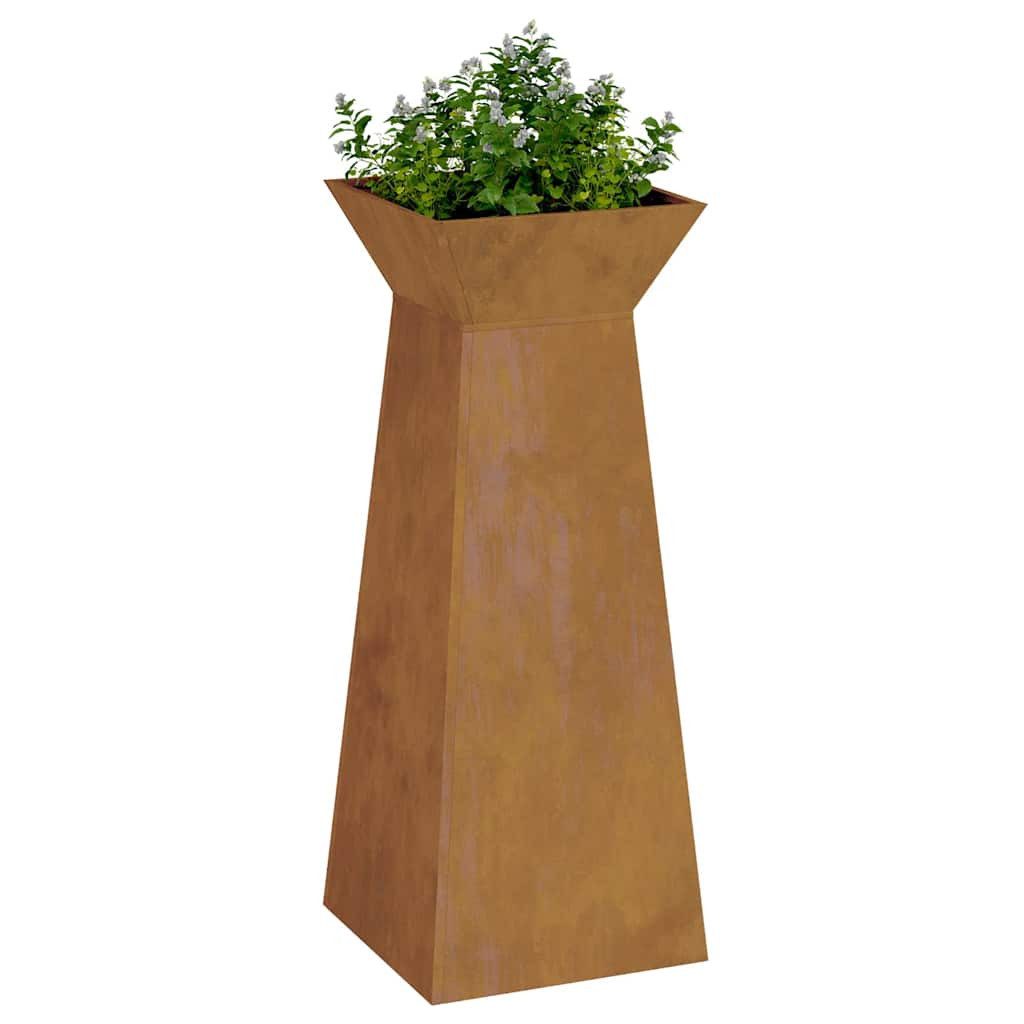 vidaXL Blumentopf Säulen Pflanzer Silber 40 günstig online kaufen