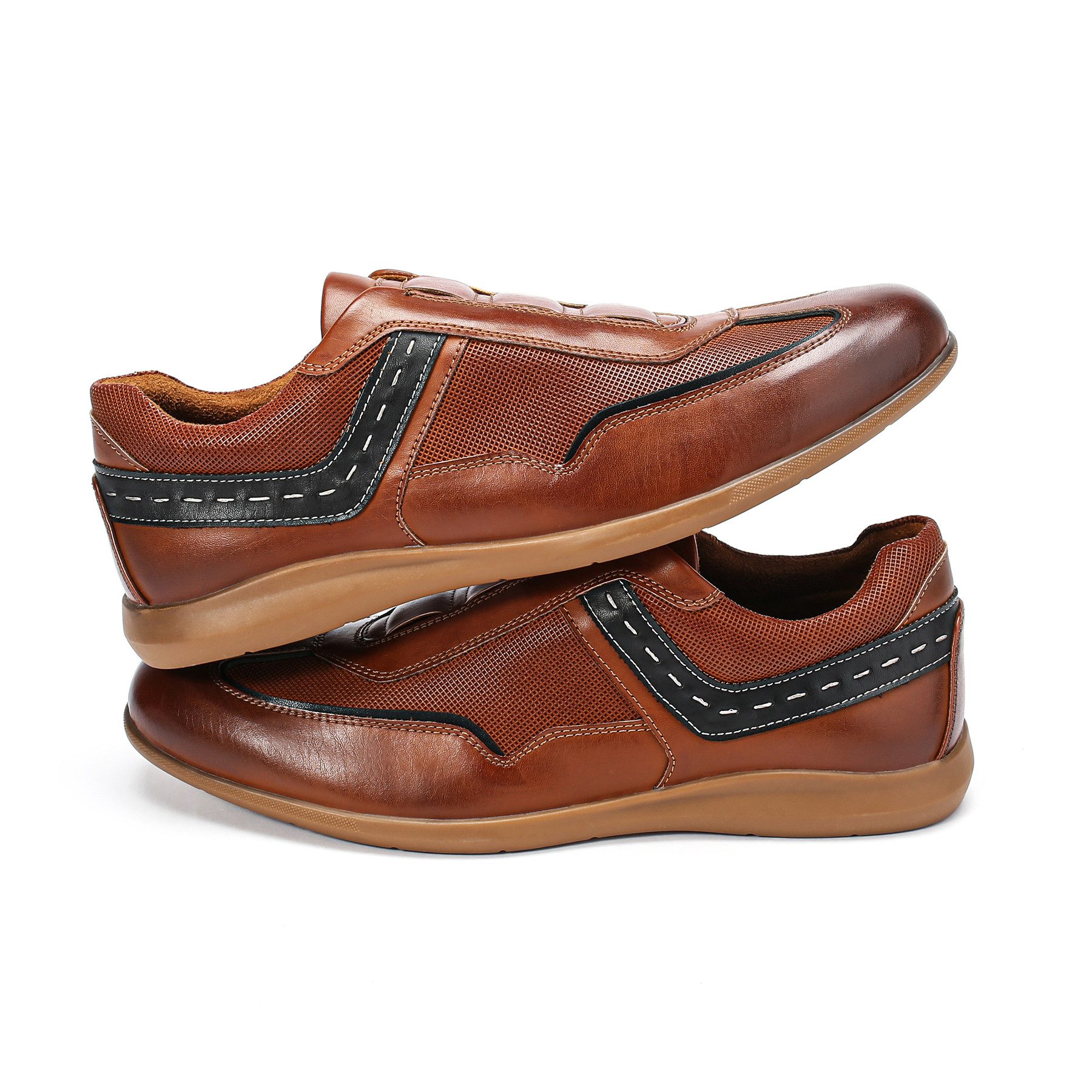 Allthemen Slip-On Sneaker Bequeme Herren Schlupfschuh im Vintage Freizeit Slip-On Sneaker