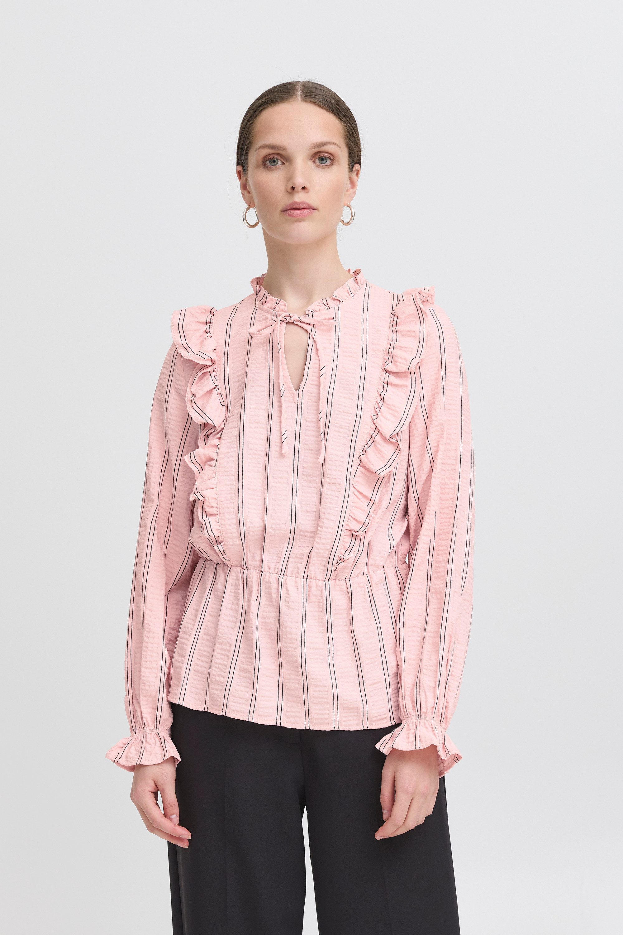 Langarmbluse Langarm-Bluse IXOLLIE