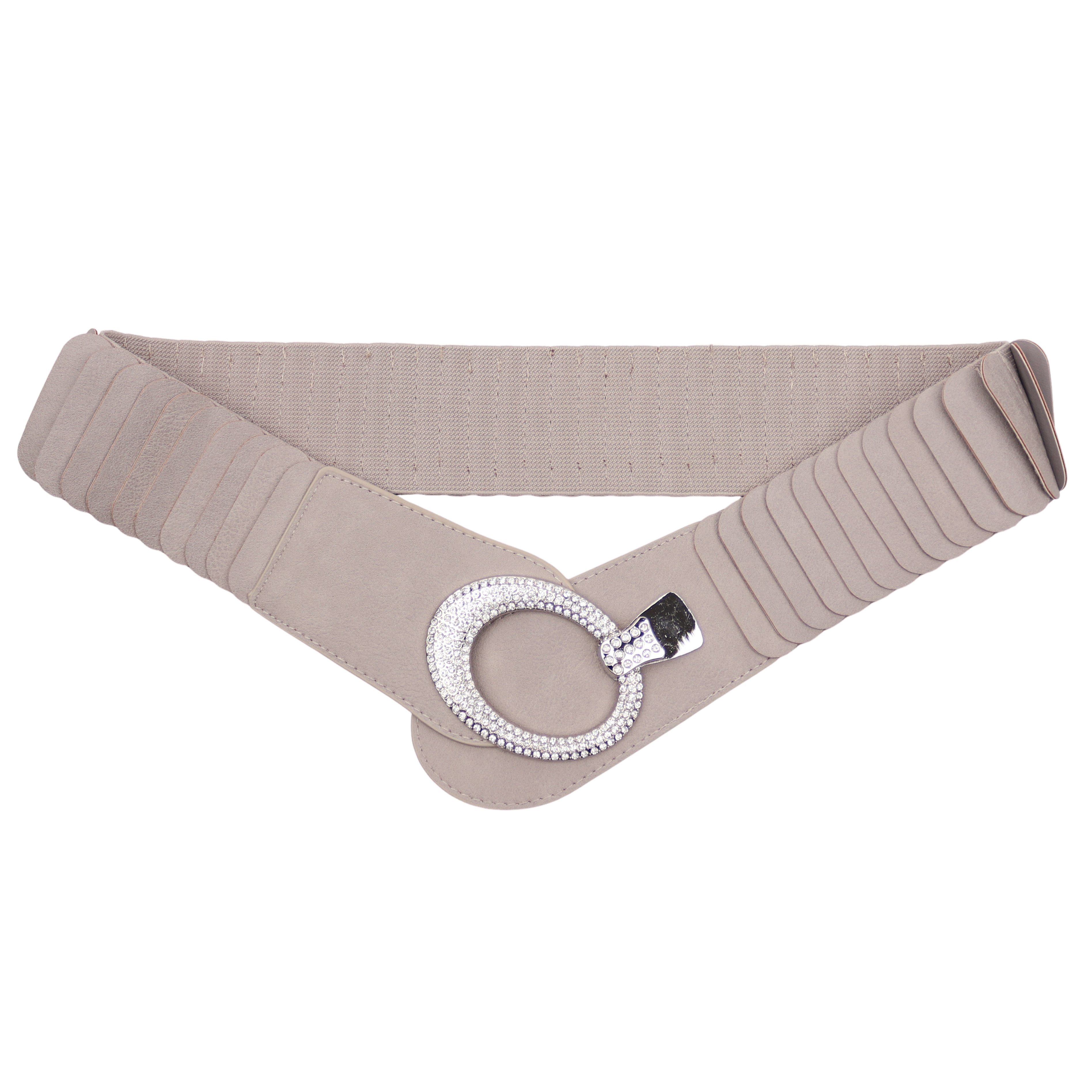 Taillengürtel breit 6cm für Taillenumfang 85 bis 110cm,mit Strass ONESIZE