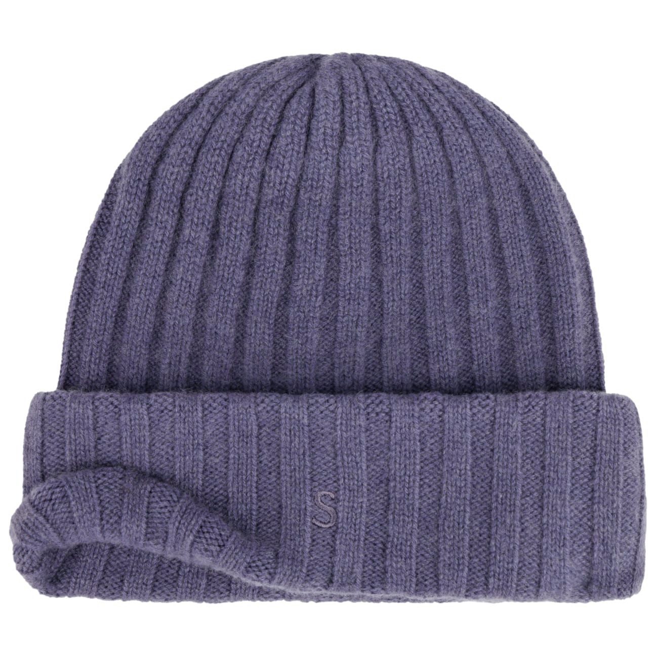 Stetson Strickmütze (1-St) Rippmütze mit Umschlag
