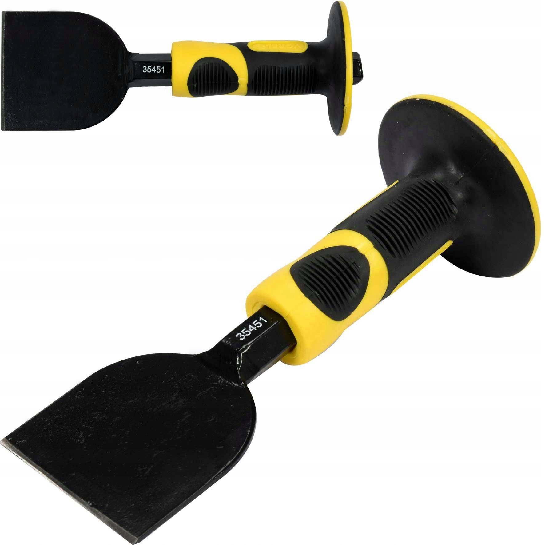 TRIZERATOP Spatmeißel Fugenmeißel, Flachmeißel, 215 x 18, Schneide 50 mm mit Handschutz, für Hand, (Fugenmeißel, Flachmeißel, 215 x 18, Schneide 50 mm mit Handschutz)