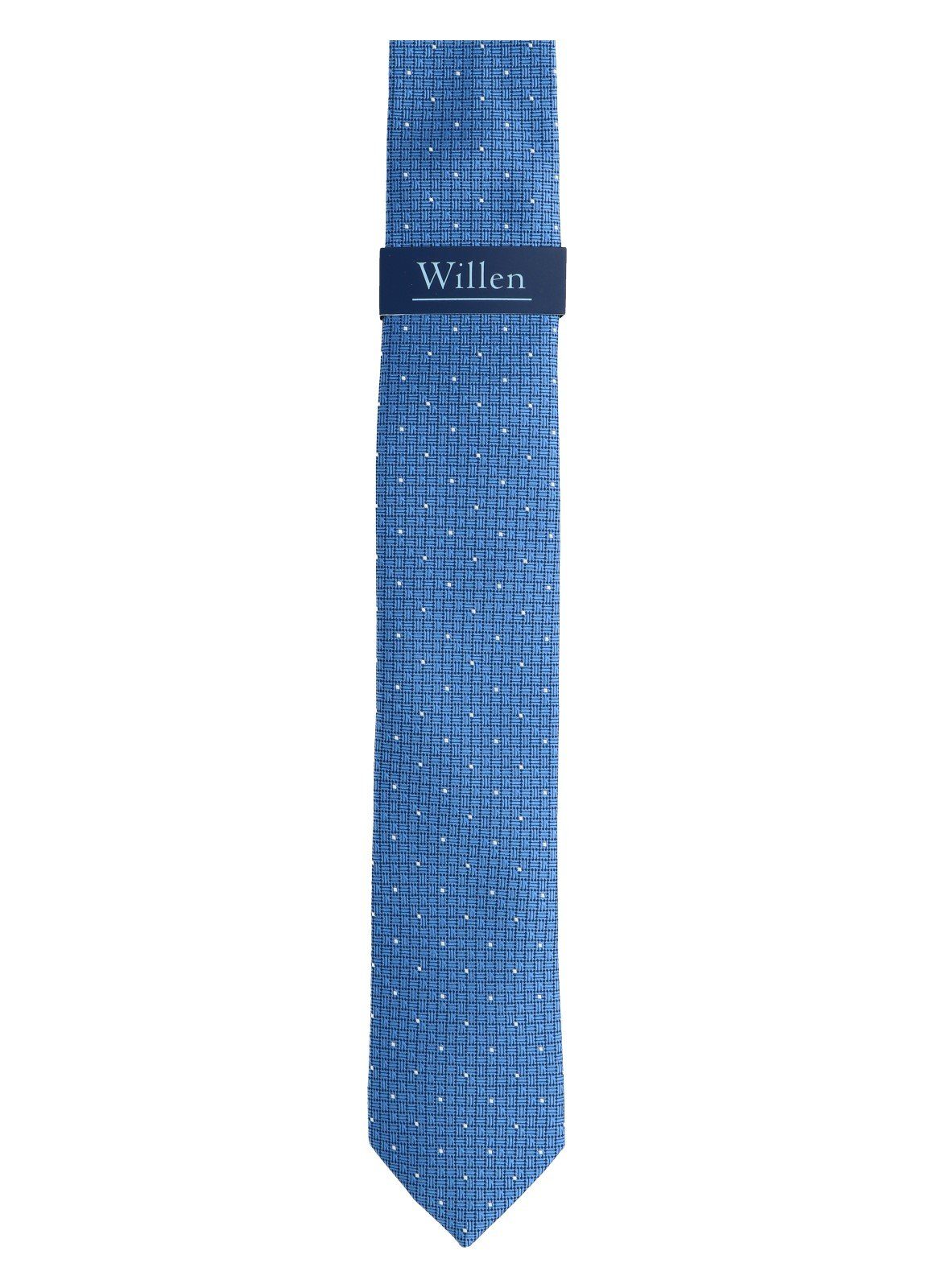 mittelblau WILLEN Krawatte