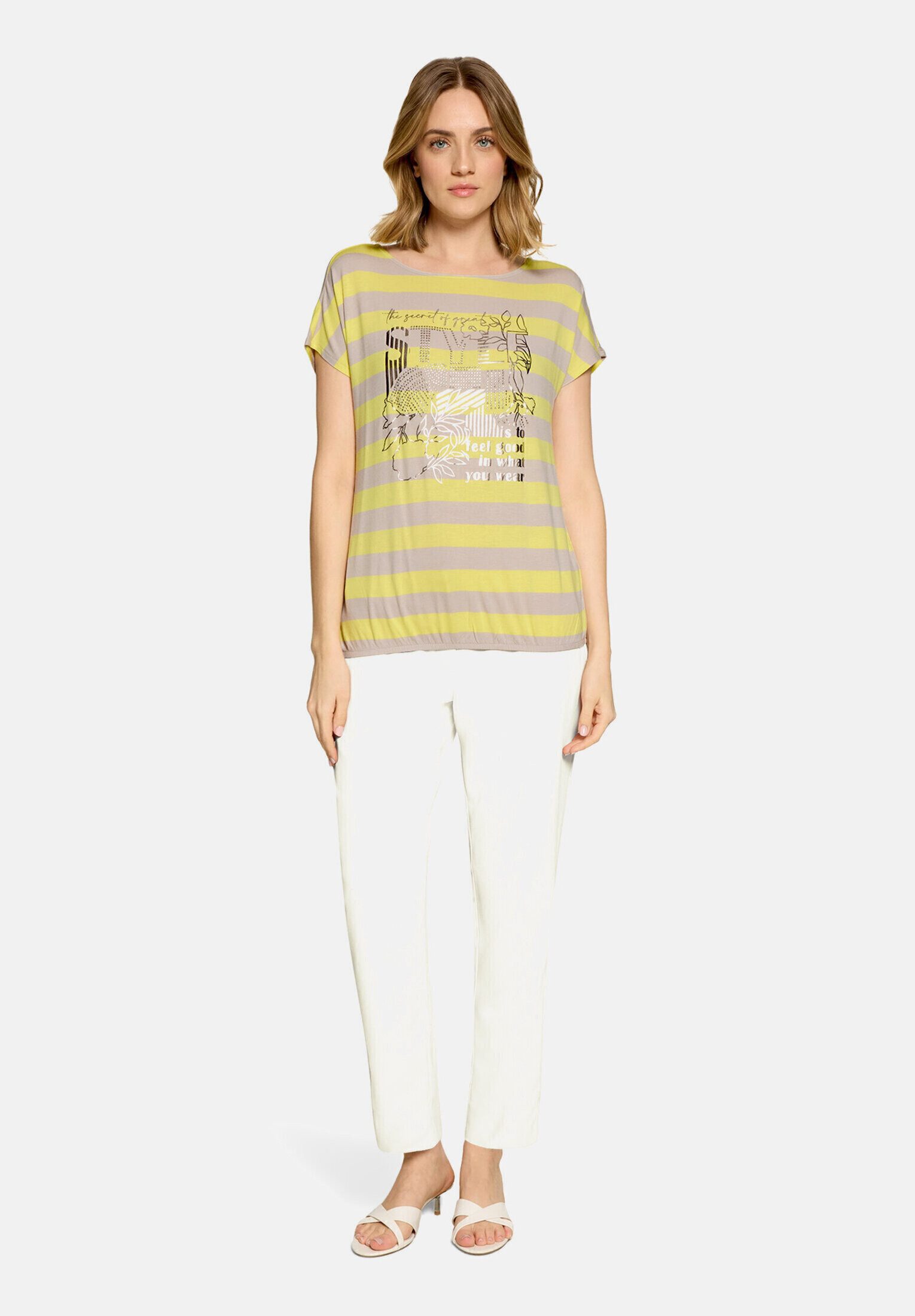 Betty Barclay Kurzarmshirt Damen mit Gummizug (1-tlg)