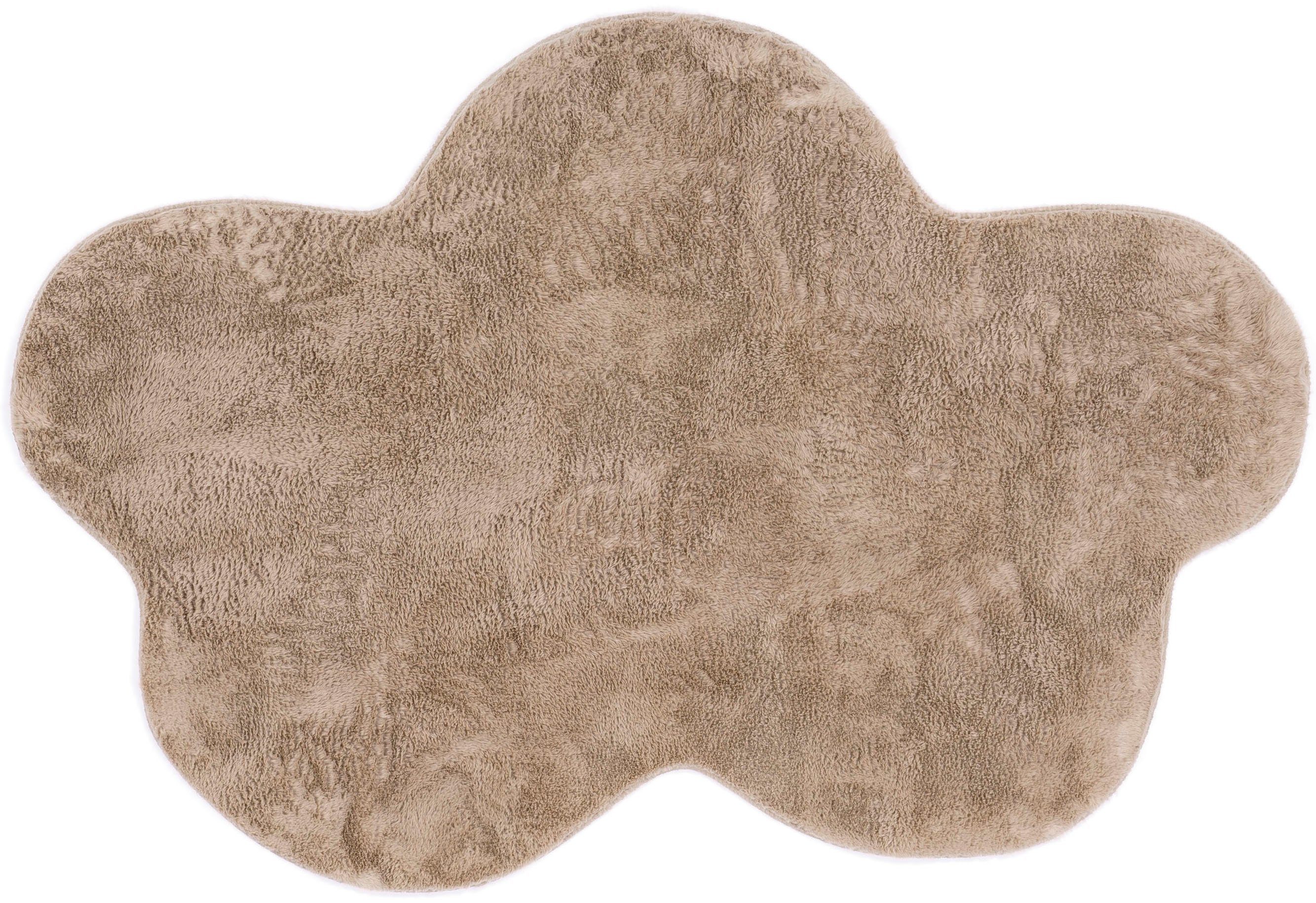 Paco Home Teppich Pelt 640 Wolke, wolkenförmig, Höhe: 16 mm, Kunstfell, Uni günstig online kaufen