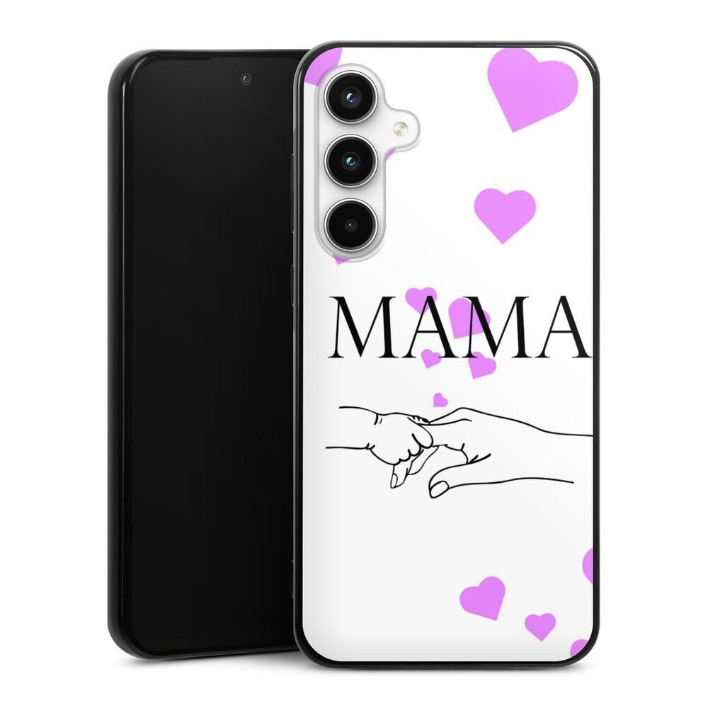 DeinDesign Handyhülle Muttertag Mama Familie Muttertag-Mama und kinder, Samsung Galaxy A35 5G Silikon Hülle Bumper Case Handy Schutzhülle