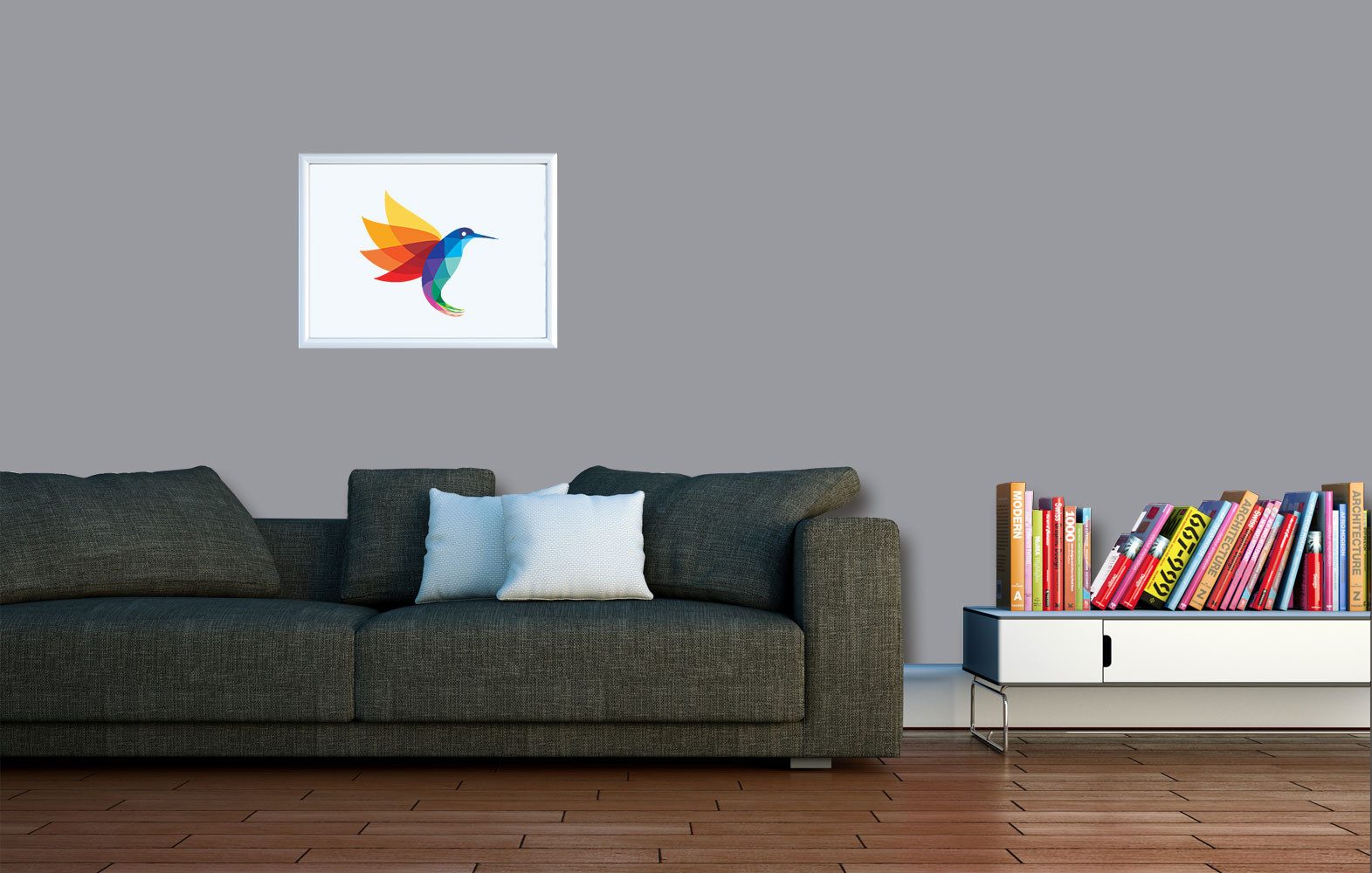RyFo Colors Wand- und Deckenfarbe Manufakturweiß Grautöne,1 L reicht für ca. 8 m², Deckkraft-/Nassabriebklasse 1, matt, atmungsaktiv, für Innenräume