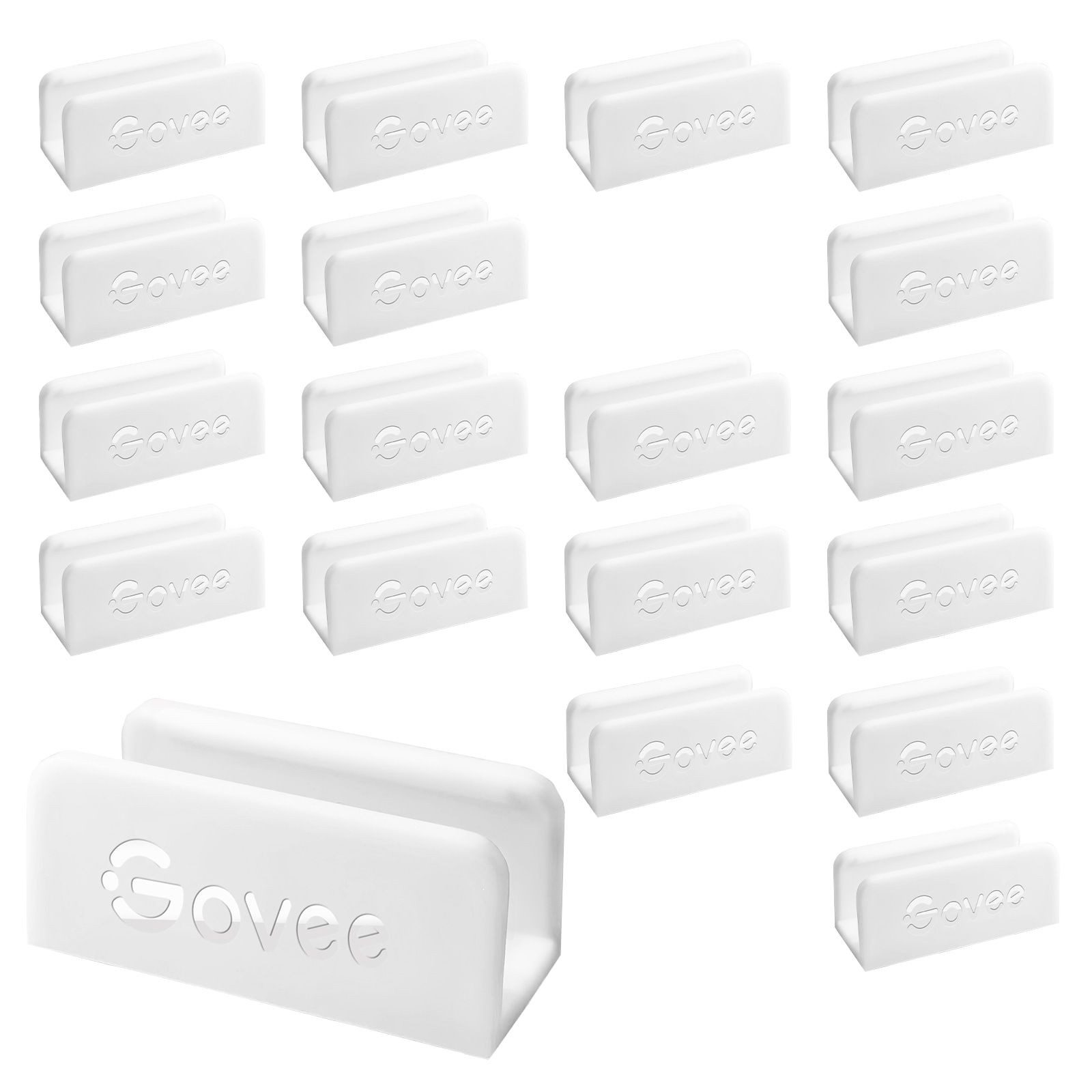 Govee LED Stripe GOVEE Klammer für Neon LED-Strips, 20 Stück, weiß günstig online kaufen