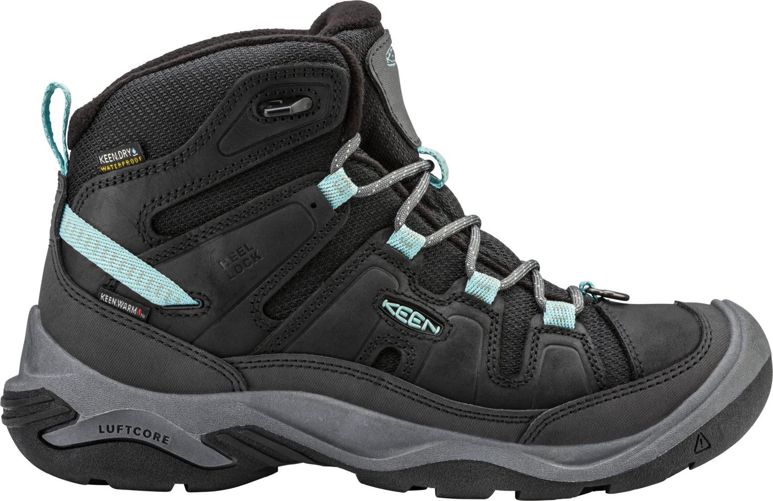 Keen CIRCADIA MID POLAR W-BLACK/CLO NA BLACK/CLOUD BLUE Wanderstiefel