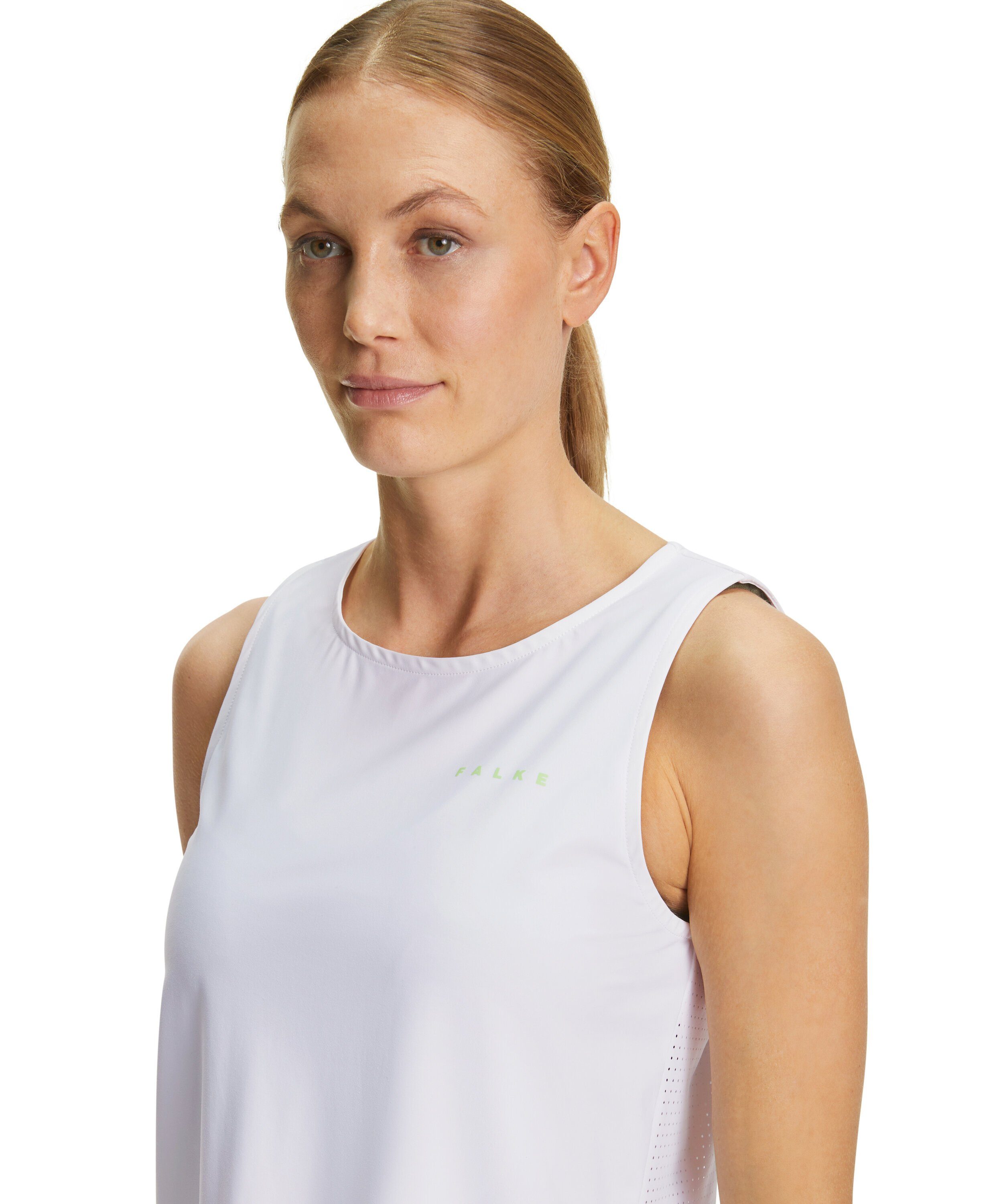 white Feuchtigkeitstransport Laufshirt (2860) (1-tlg) FALKE optimalen für