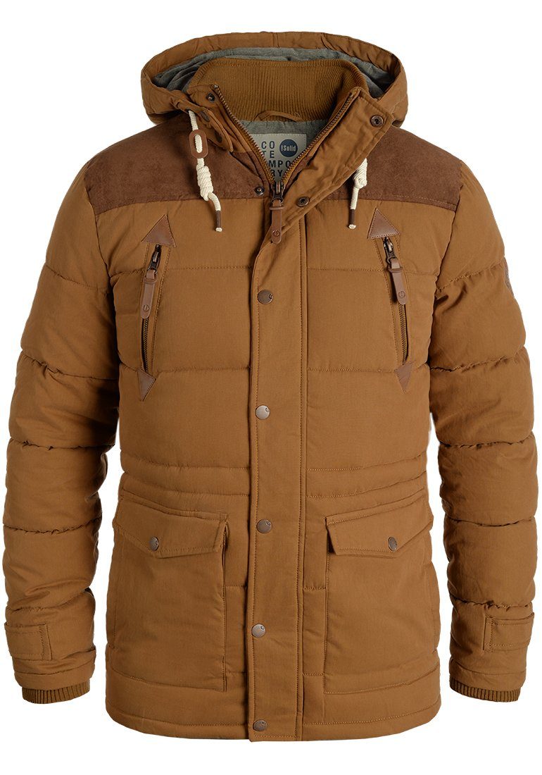 !Solid Steppjacke SDDry warme Jacke warm gefüttert