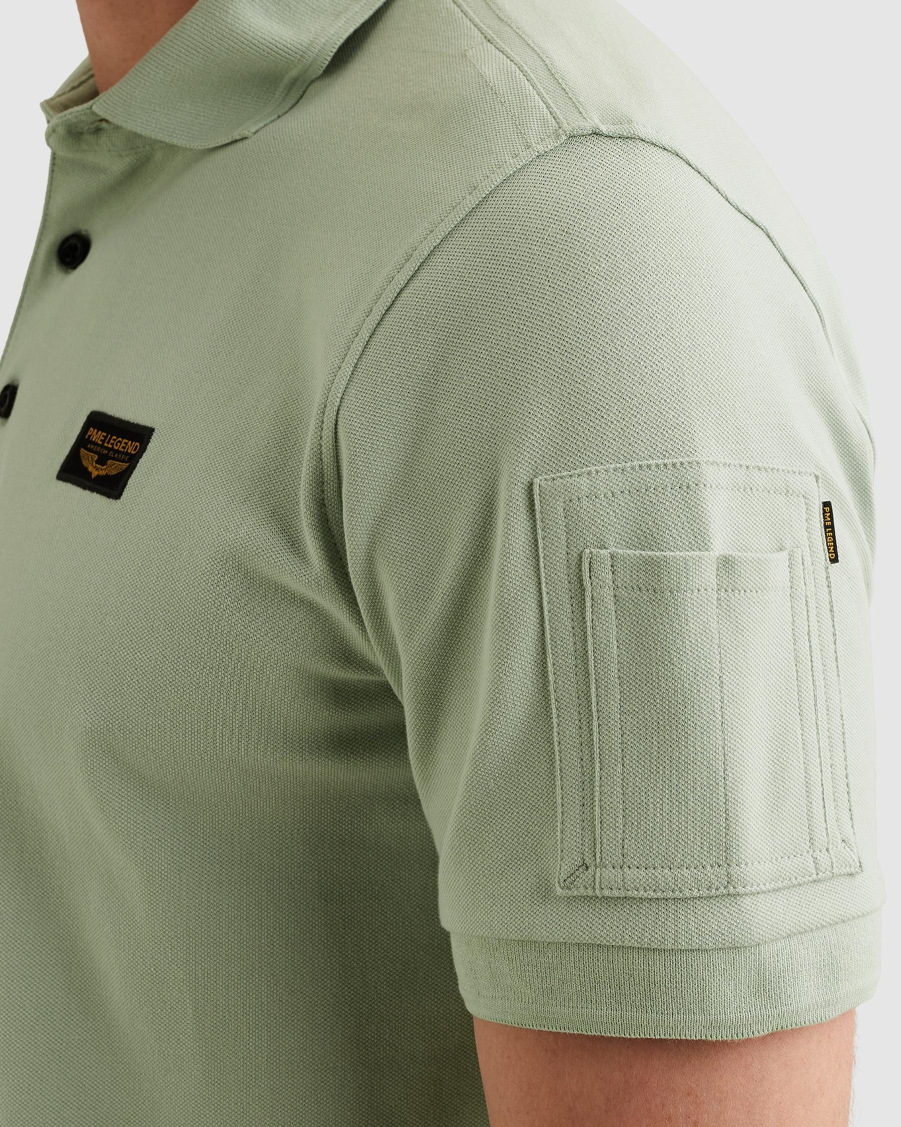 PME LEGEND Poloshirt mit Logostickerei – Bild 5 von 5