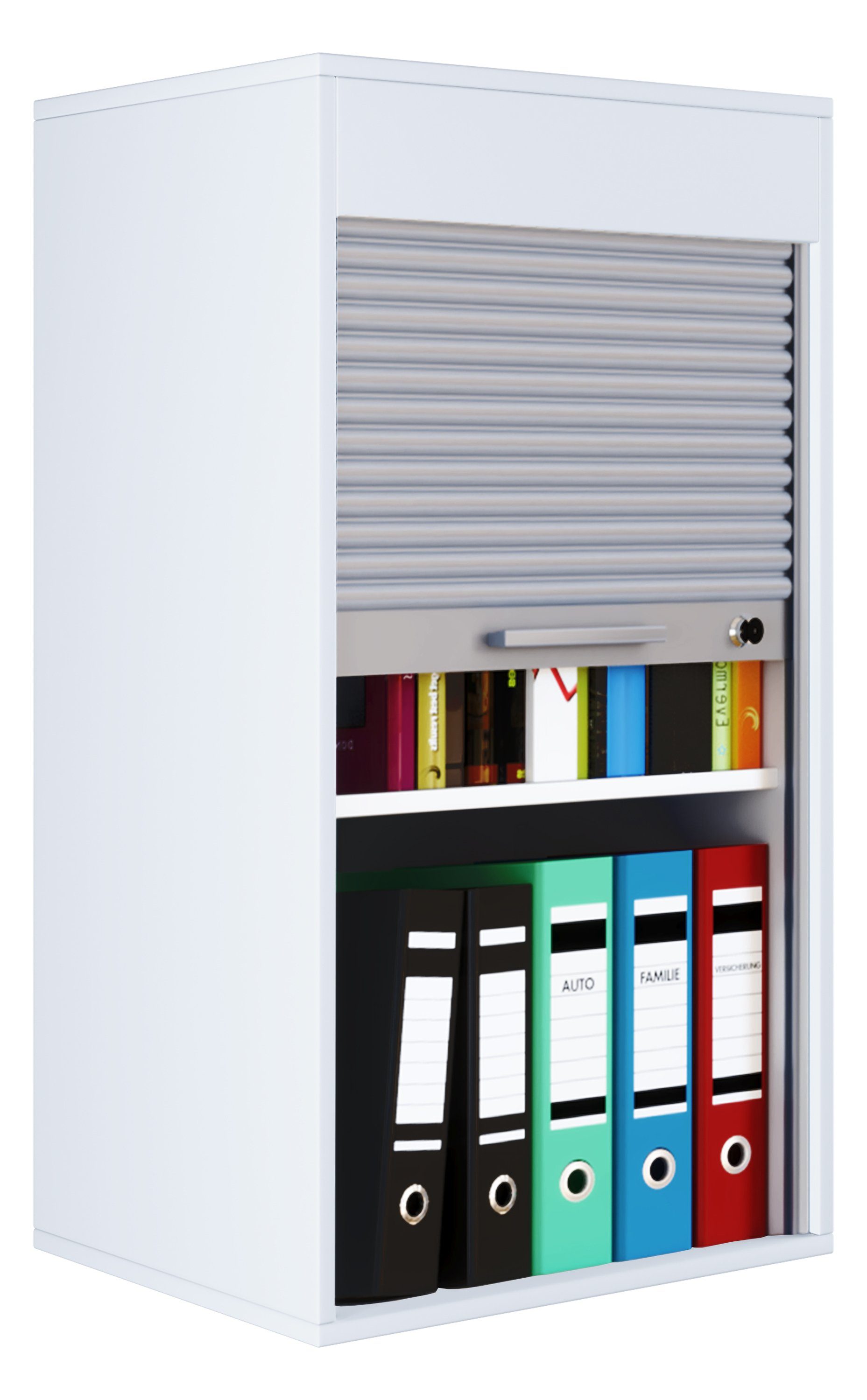 VCM Aktenschrank Holz Büroschrank Aktenschrank Rollladen günstig online kaufen