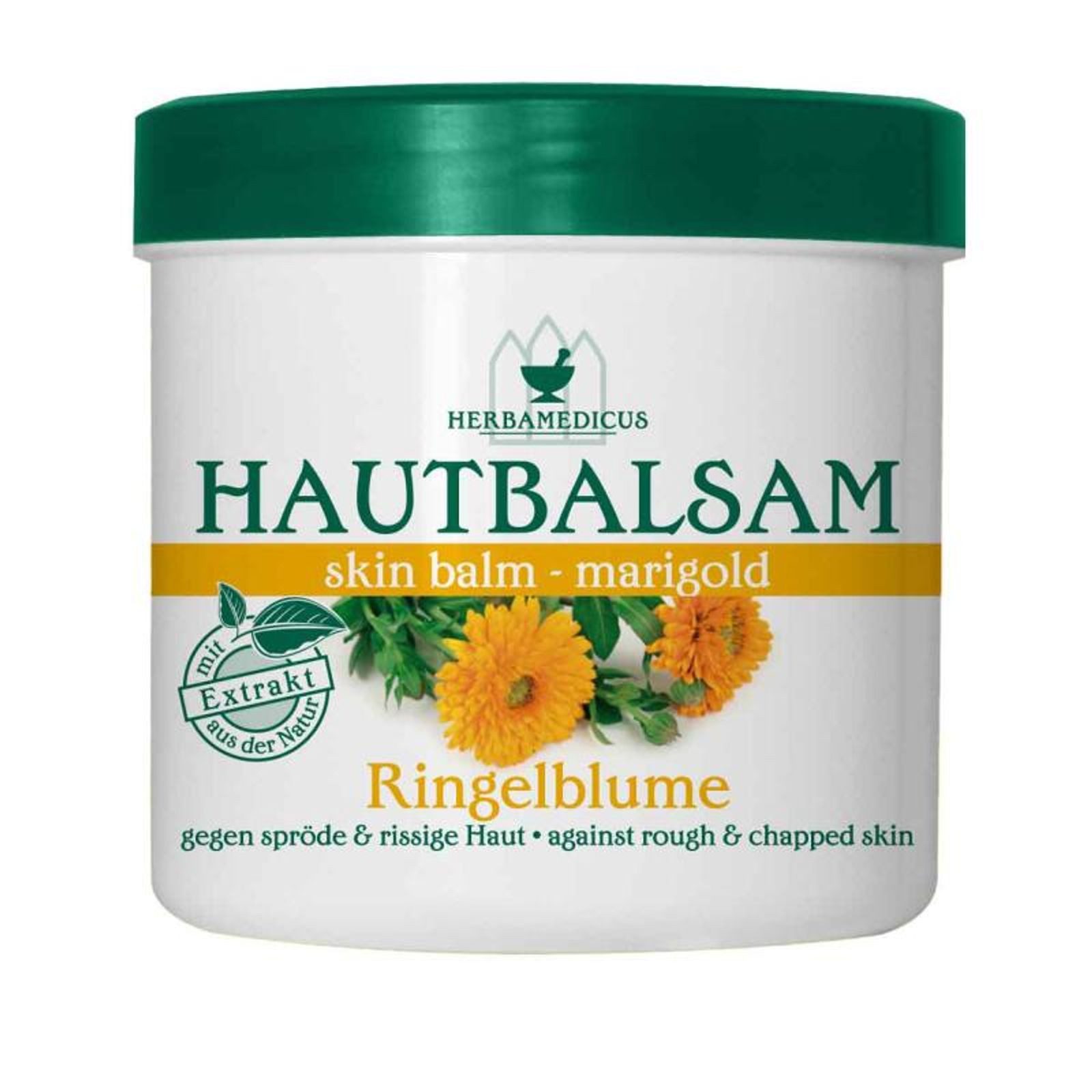 Schmees GmbH Körpercreme 12x Herbamedicus Ringelblumenbalsam 250ml Schutz Hautpflege Creme, 12-tlg.