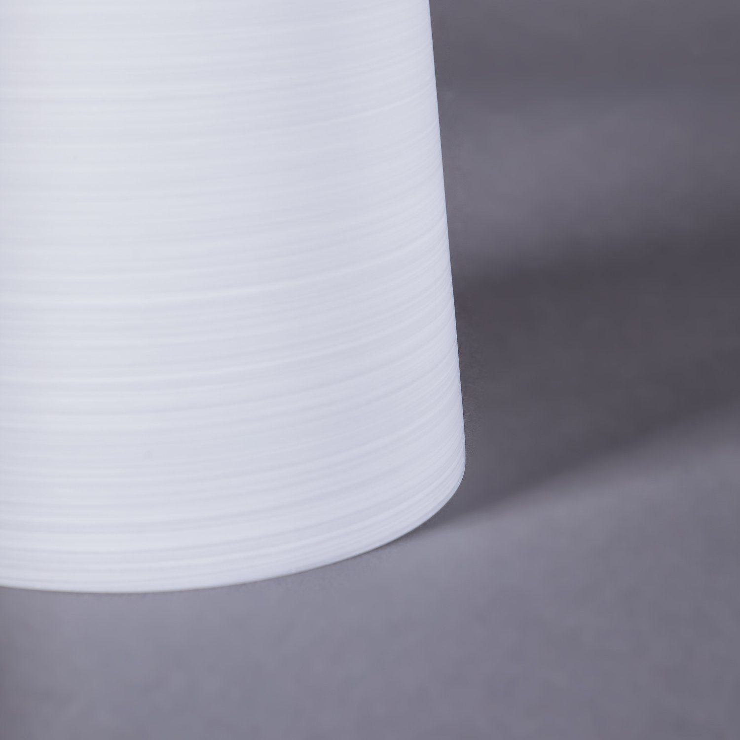 Home4Living Lampenschirm Lampenglas weiß gewischt Ø 100-150 Ersatzglas E27, Dekorativ