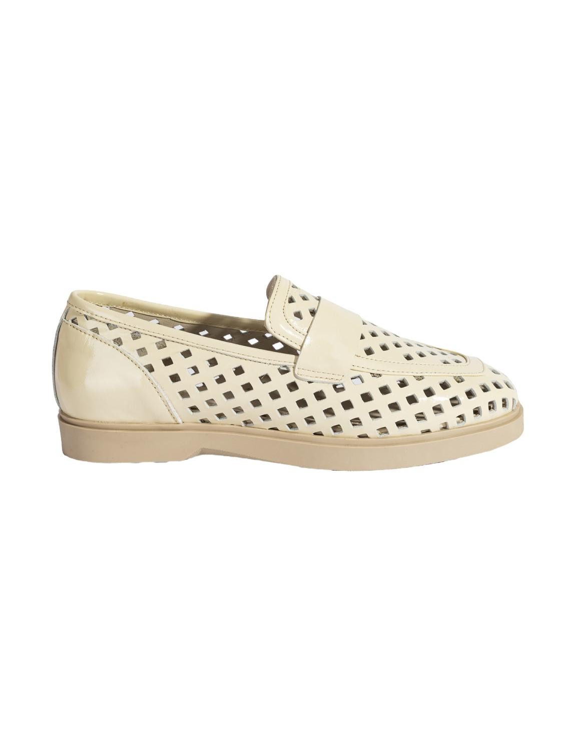 Desa Damen-Slipper – Atmungsaktives Obermaterial aus Lackleder, elegante R Loafer