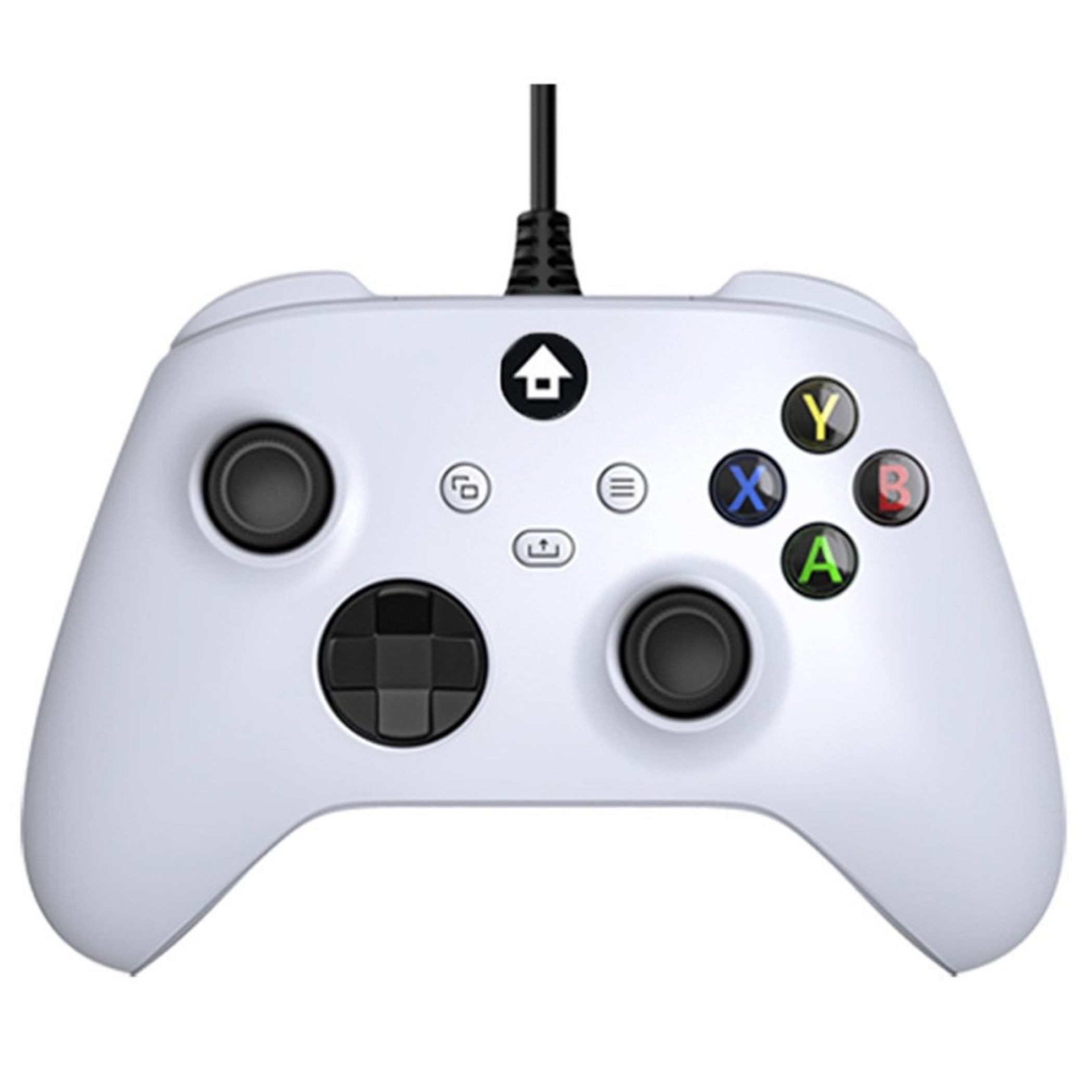 Wigento Kabelgebundener Gaming Controller für Xbox One / Series S / X / PC Xbox-Controller (Kabelgebunden, Dual Vibration, 3,5 mm Kopfhöreranschluss)