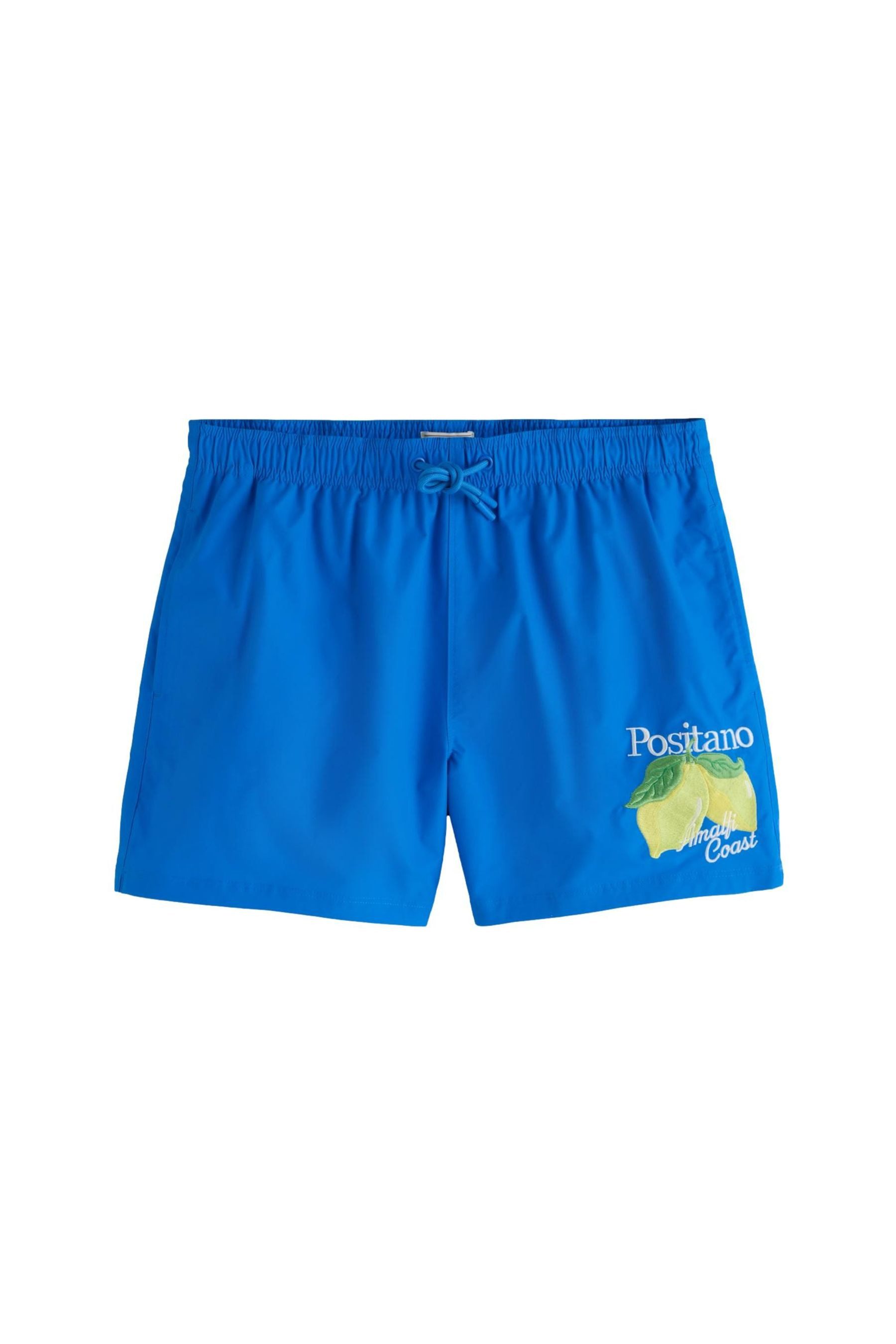 Badeshorts Positano Badeshorts mit aufgestickter Grafik 5{dq}