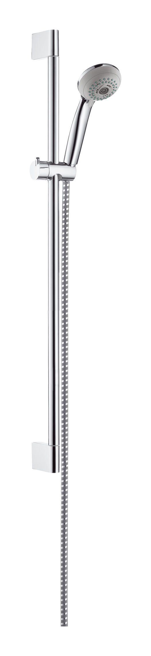 hansgrohe Stangenbrause-Set Crometta 85, Höhe 66.9 cm, 3 Strahlart(en), Brauseset 85 Multi mit Brausestange 650 mm - Chrom